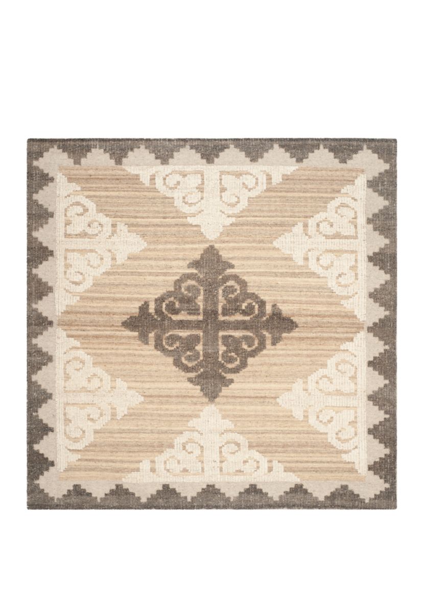 Kenya Handmade Brown and Charcoal Premium Wool Area Rug Collection