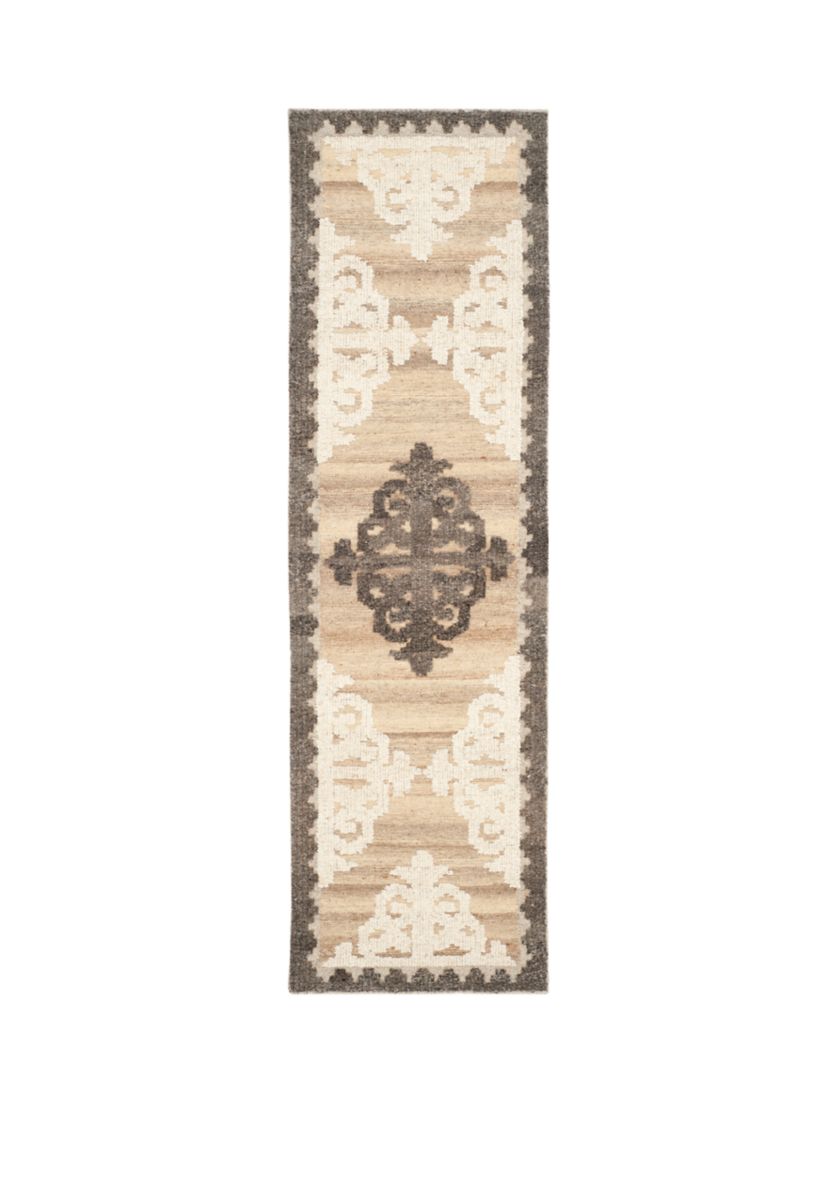 Kenya Handmade Brown and Charcoal Premium Wool Area Rug Collection