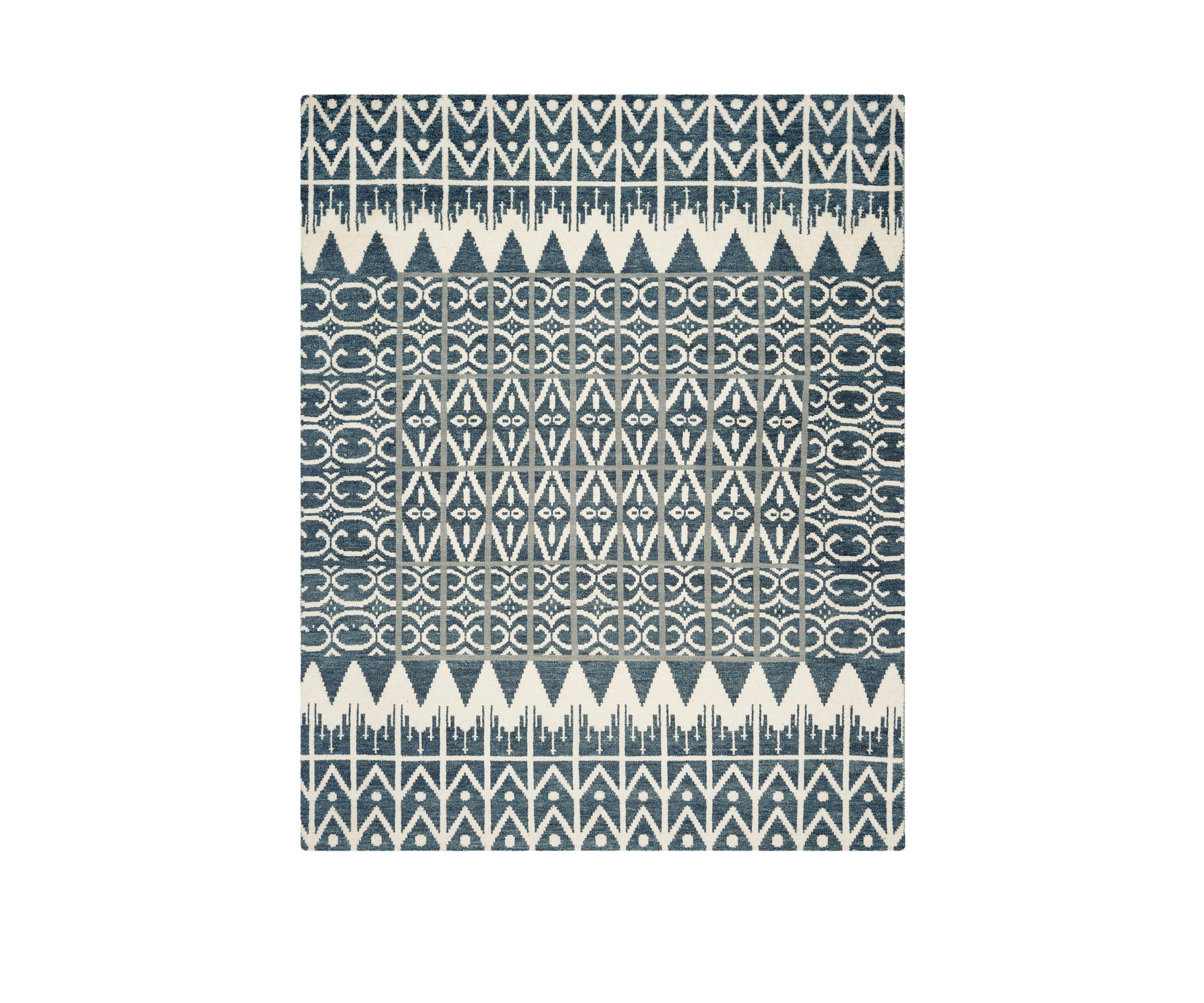 Kenya Handmade Charcoal Premium Wool Area Rug Collection
