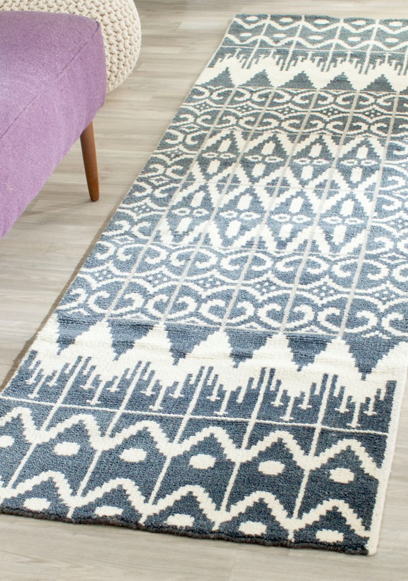 Kenya Handmade Charcoal Premium Wool Area Rug Collection