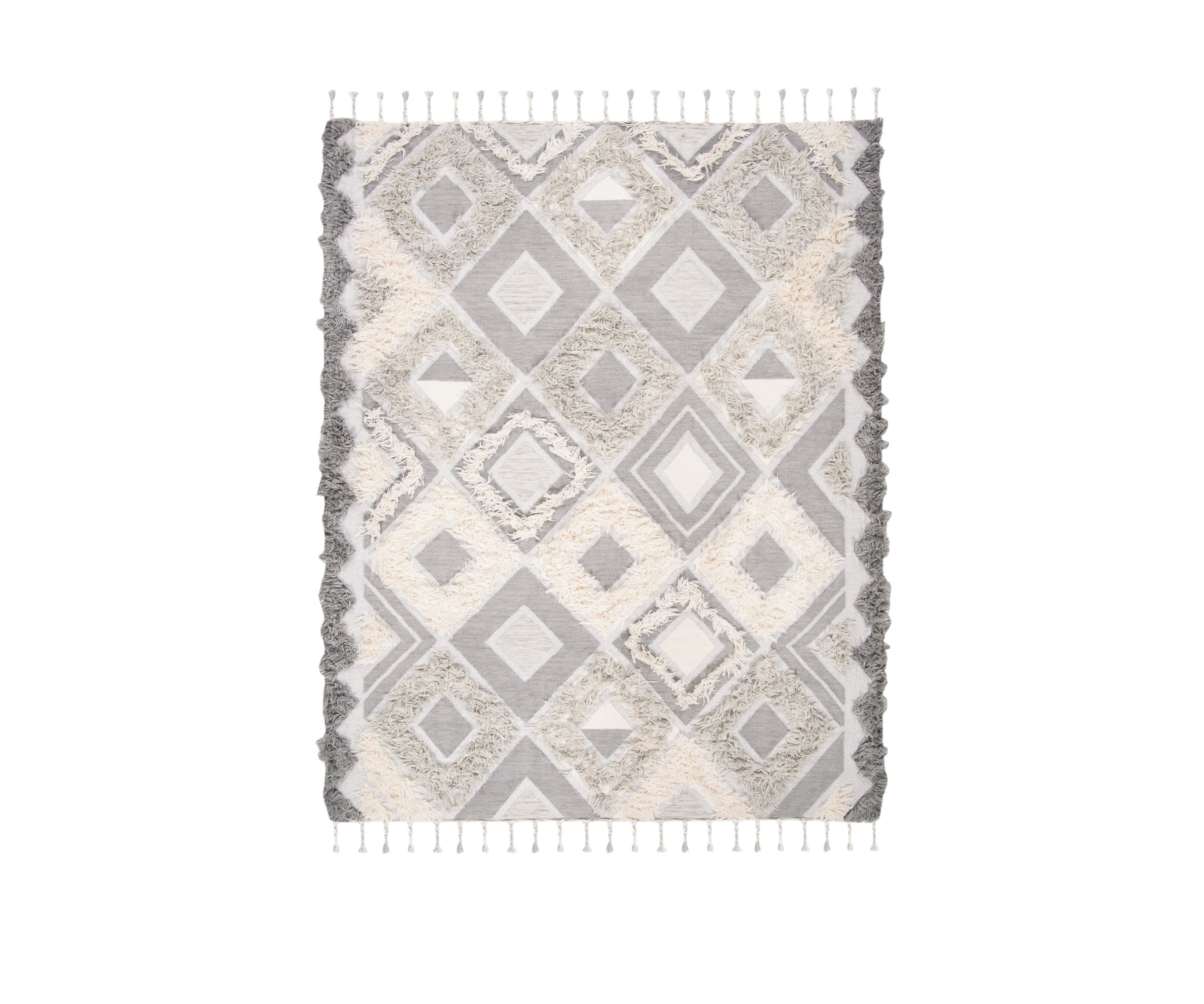 Kenya Modern Bohemian Rectangle Hand Knotted Area Rug Collection