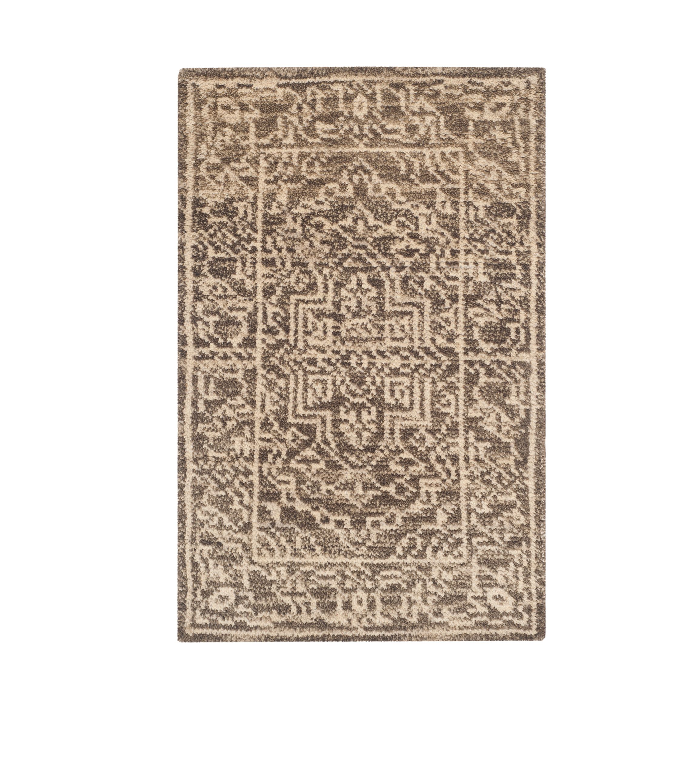 Kenya Bold Handmade Brown and Beige Premium Wool Area Rug Collection