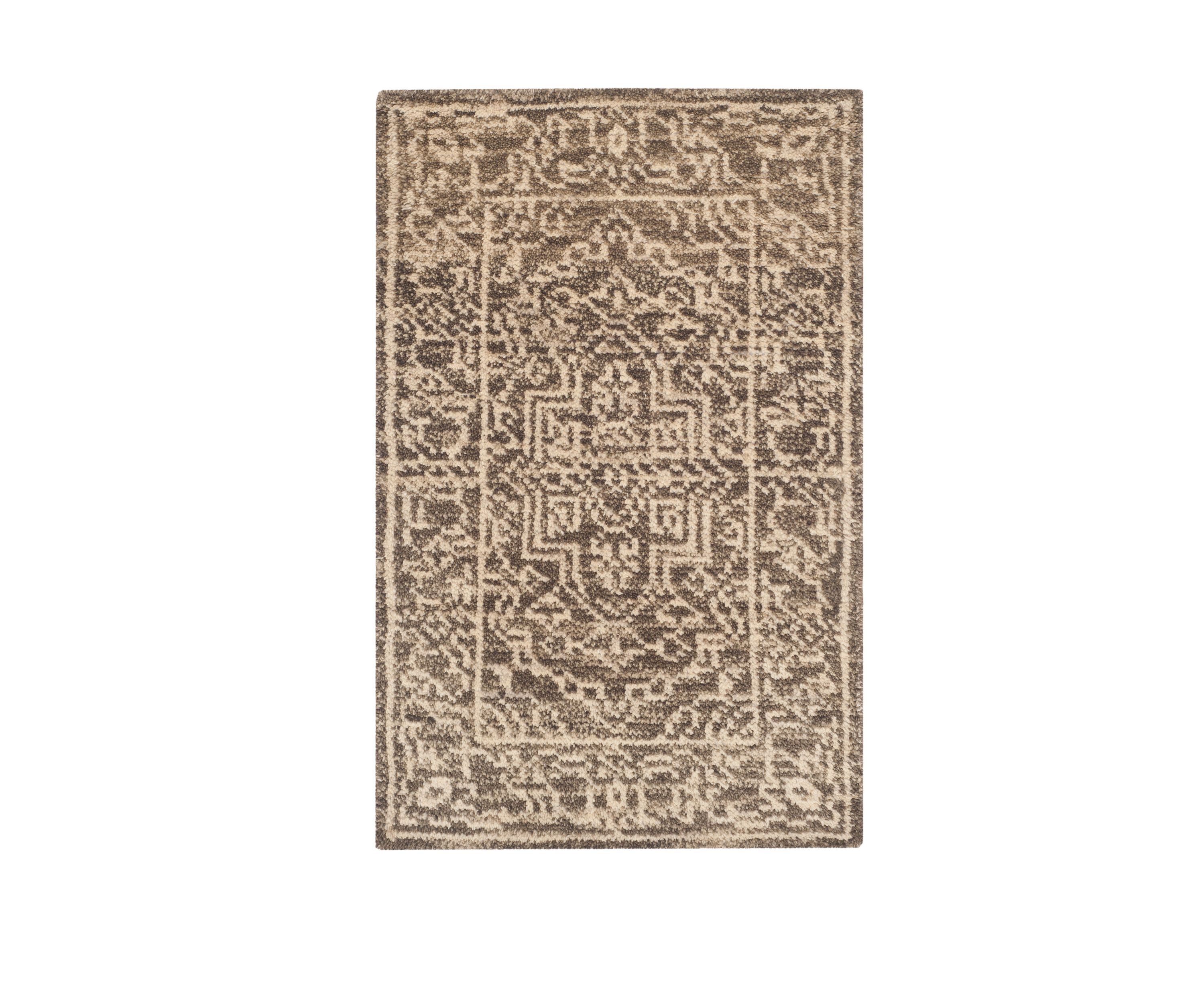 Kenya Bold Handmade Brown and Beige Premium Wool Area Rug Collection