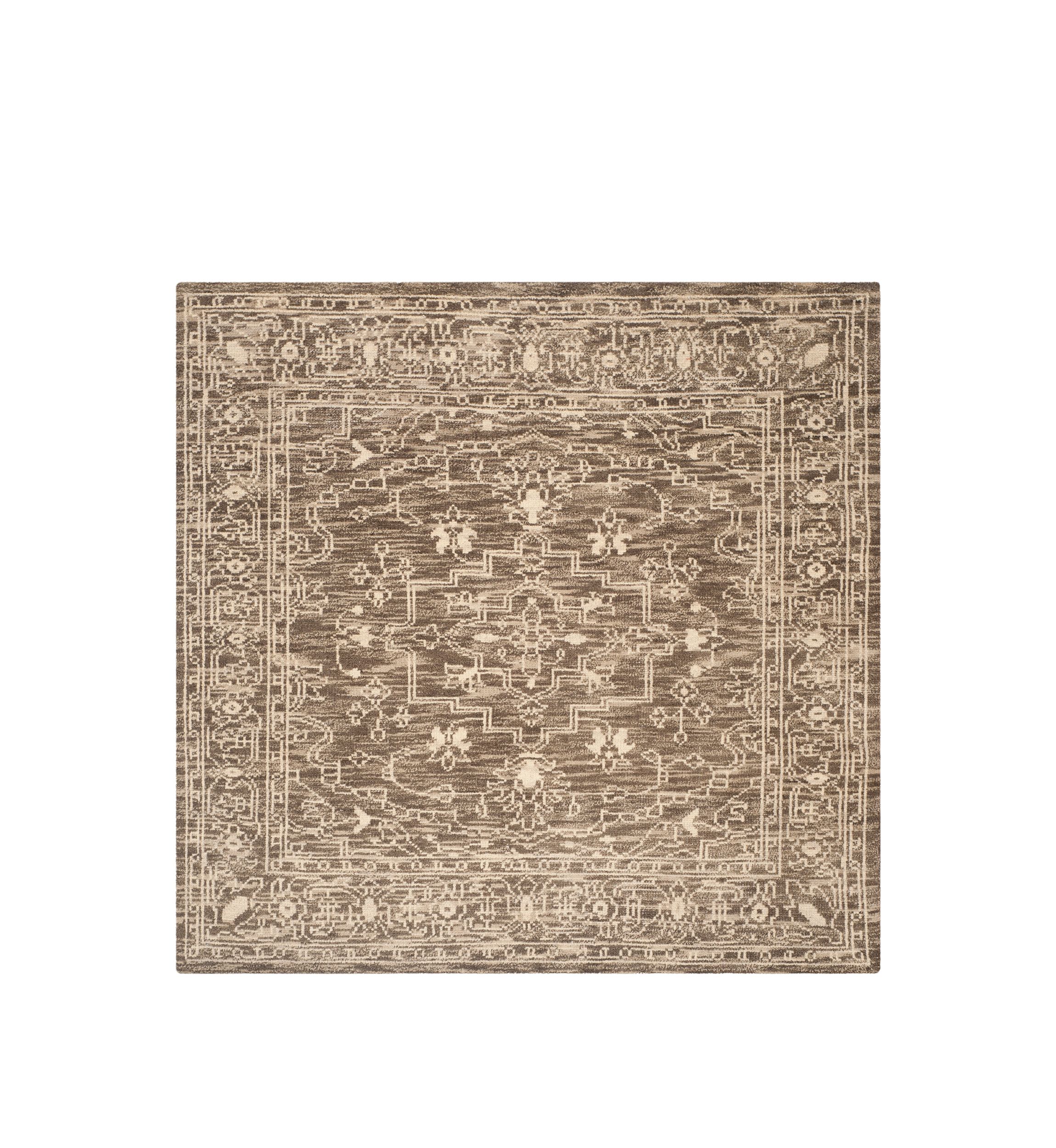 Kenya Bold Handmade Brown and Beige Premium Wool Area Rug Collection