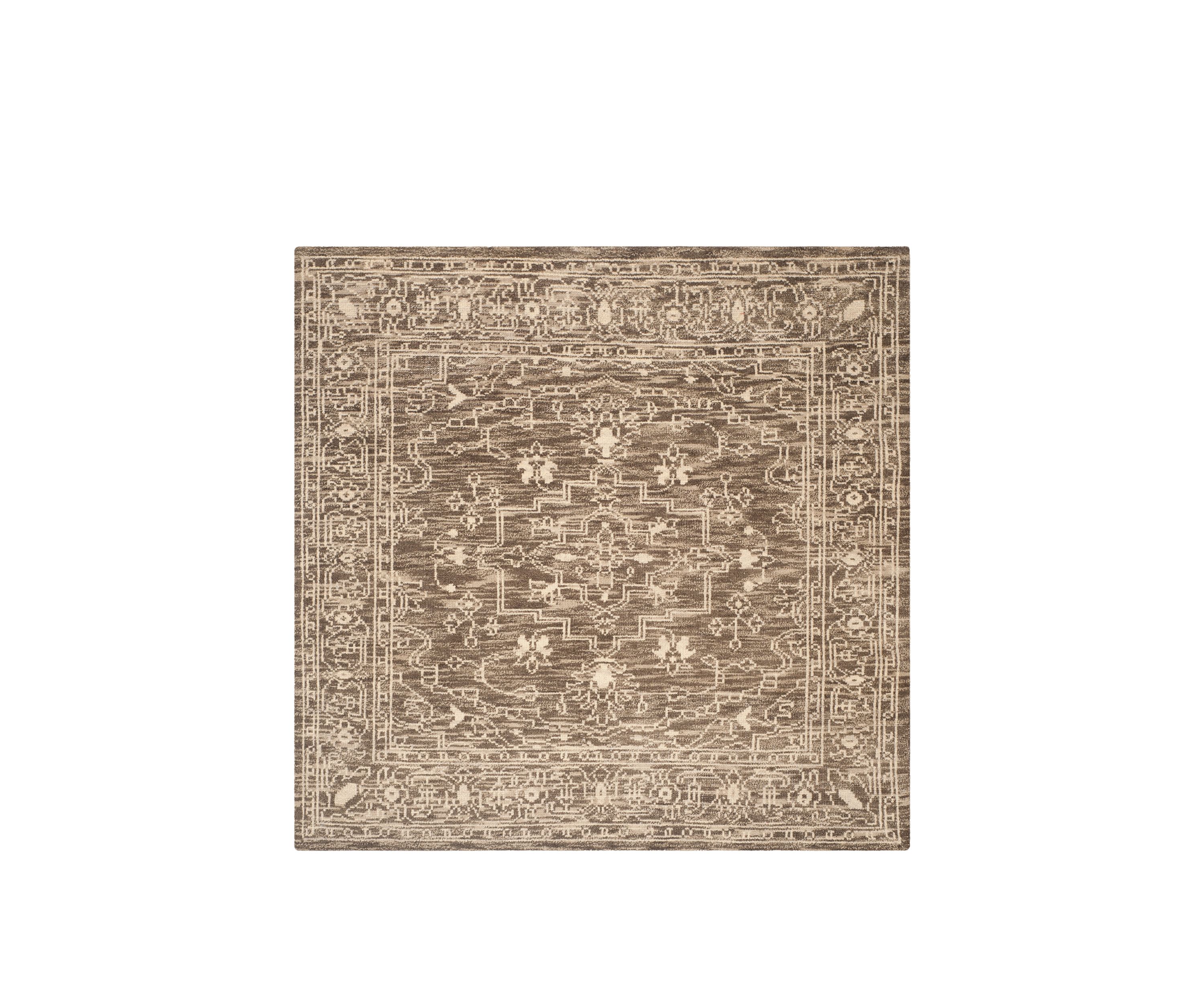 Kenya Bold Handmade Brown and Beige Premium Wool Area Rug Collection