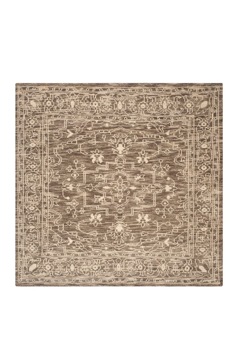 Kenya Bold Handmade Brown and Beige Premium Wool Area Rug Collection