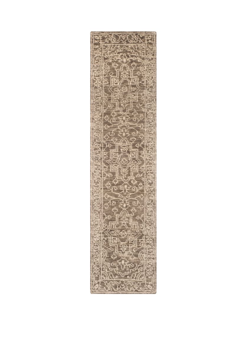 Kenya Bold Handmade Brown and Beige Premium Wool Area Rug Collection
