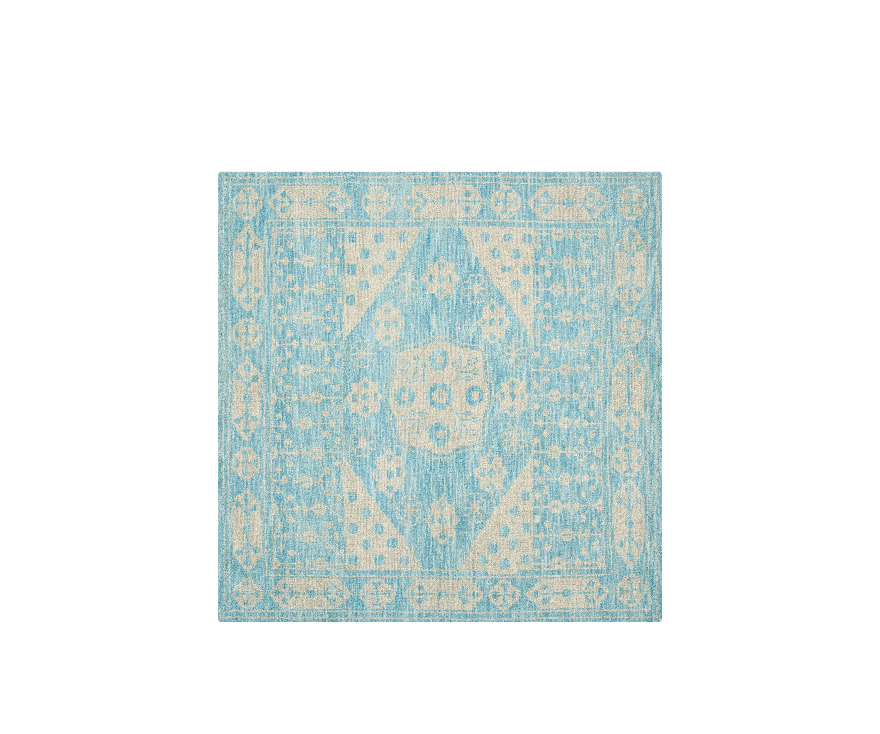 Kenya Handmade Blue Premium Wool  Area Rug Collection