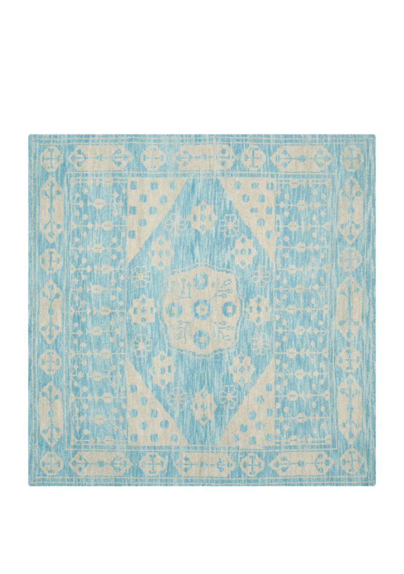 Kenya Handmade Blue Premium Wool  Area Rug Collection