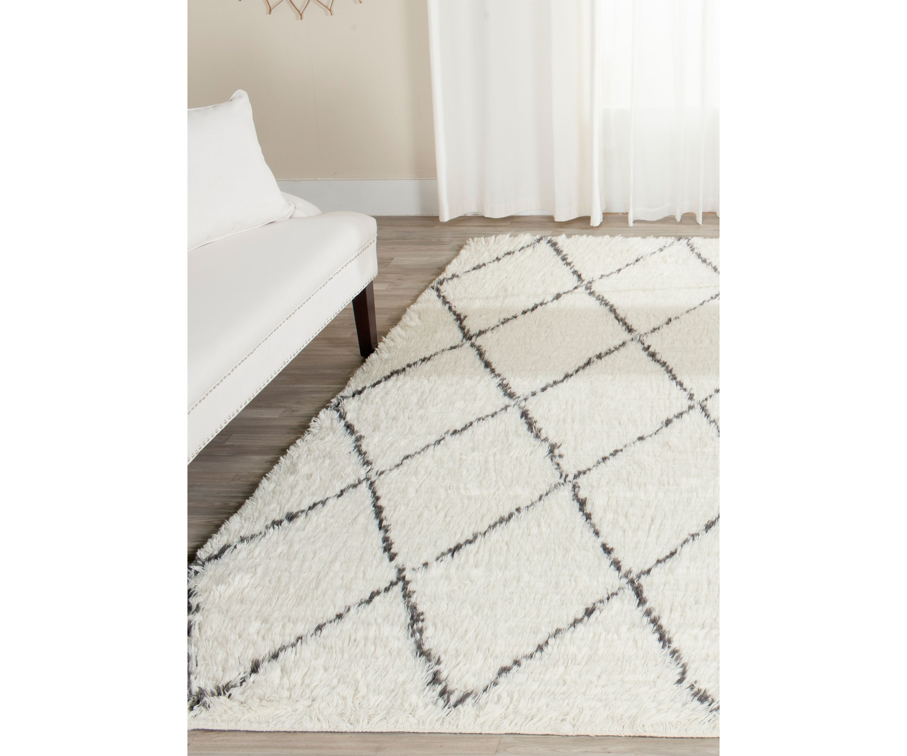 Kenya Large Diamond Moroccan Area Rug Collection