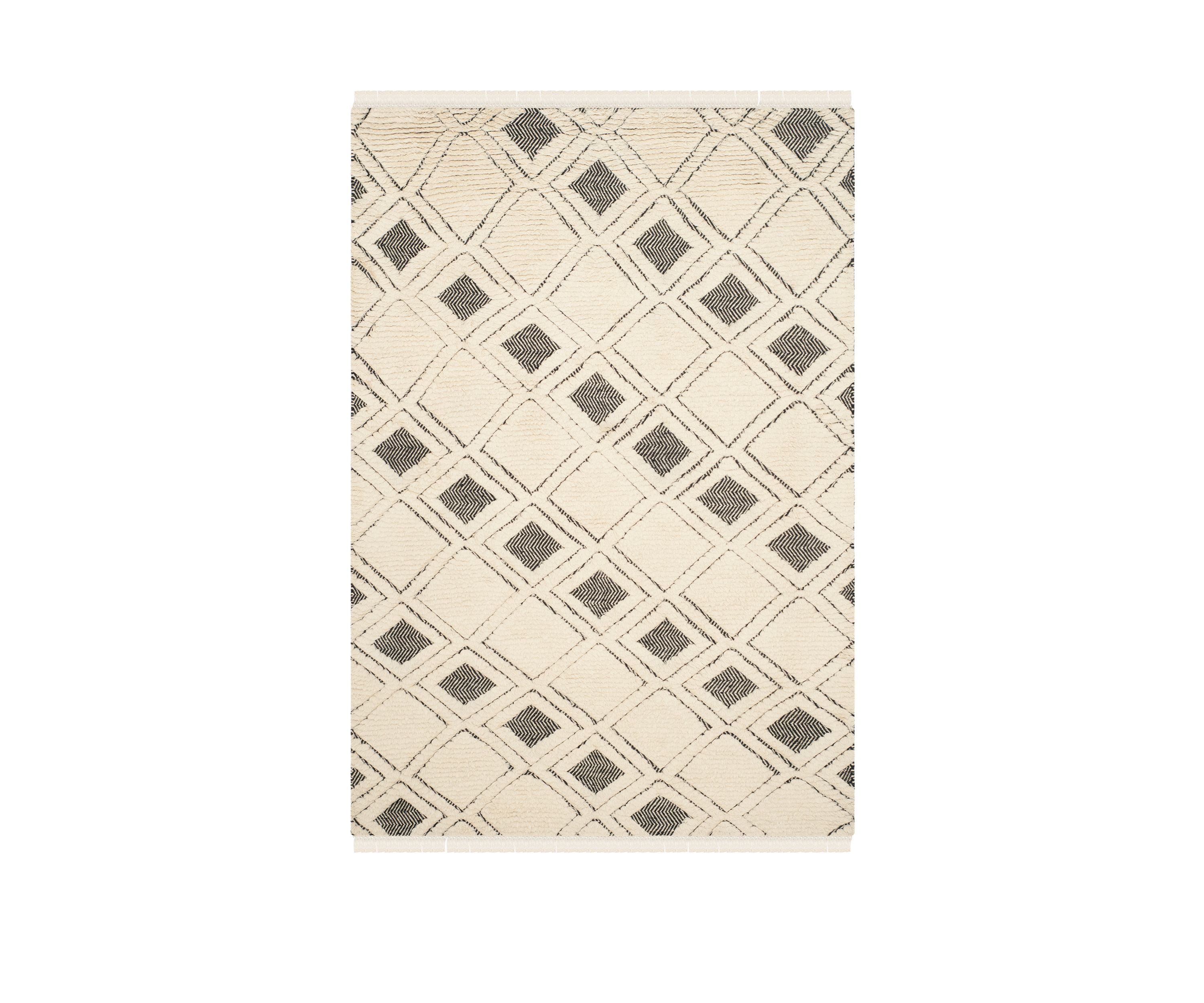 Kenya Ivory/Black Premium Area Rug Collection