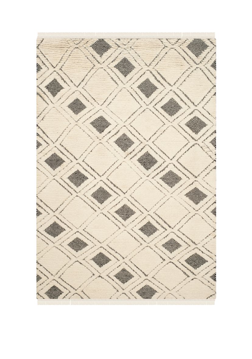 Kenya Ivory/Black Premium Area Rug Collection