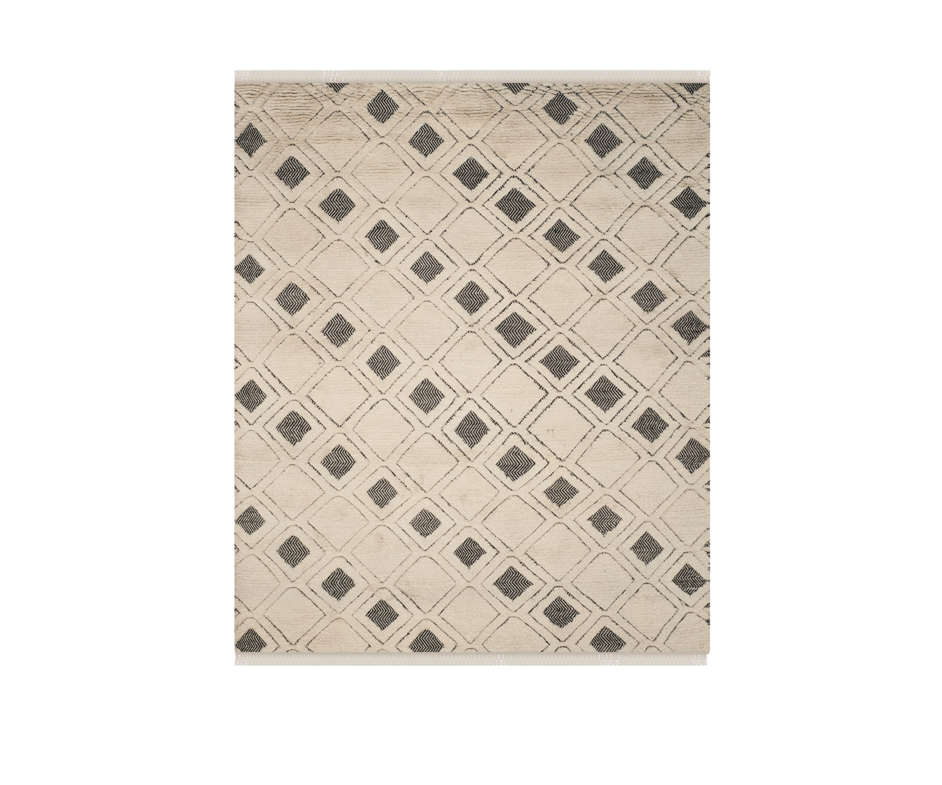 Kenya Ivory/Black Premium Area Rug Collection