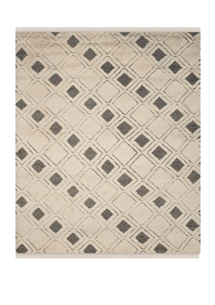 Kenya Ivory/Black Premium Area Rug Collection