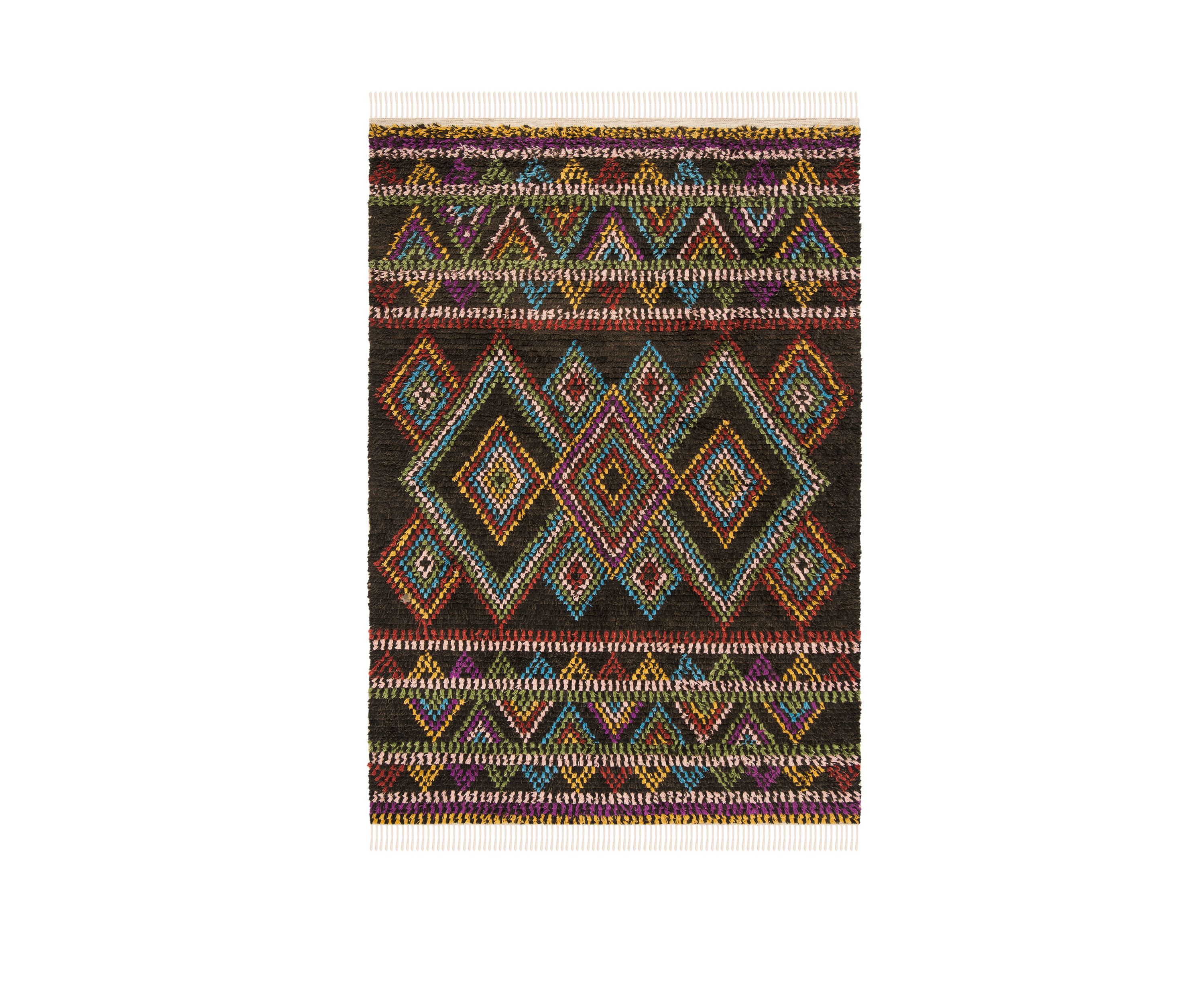 Kenya Multicolored Symmetrical Area Rug Collection