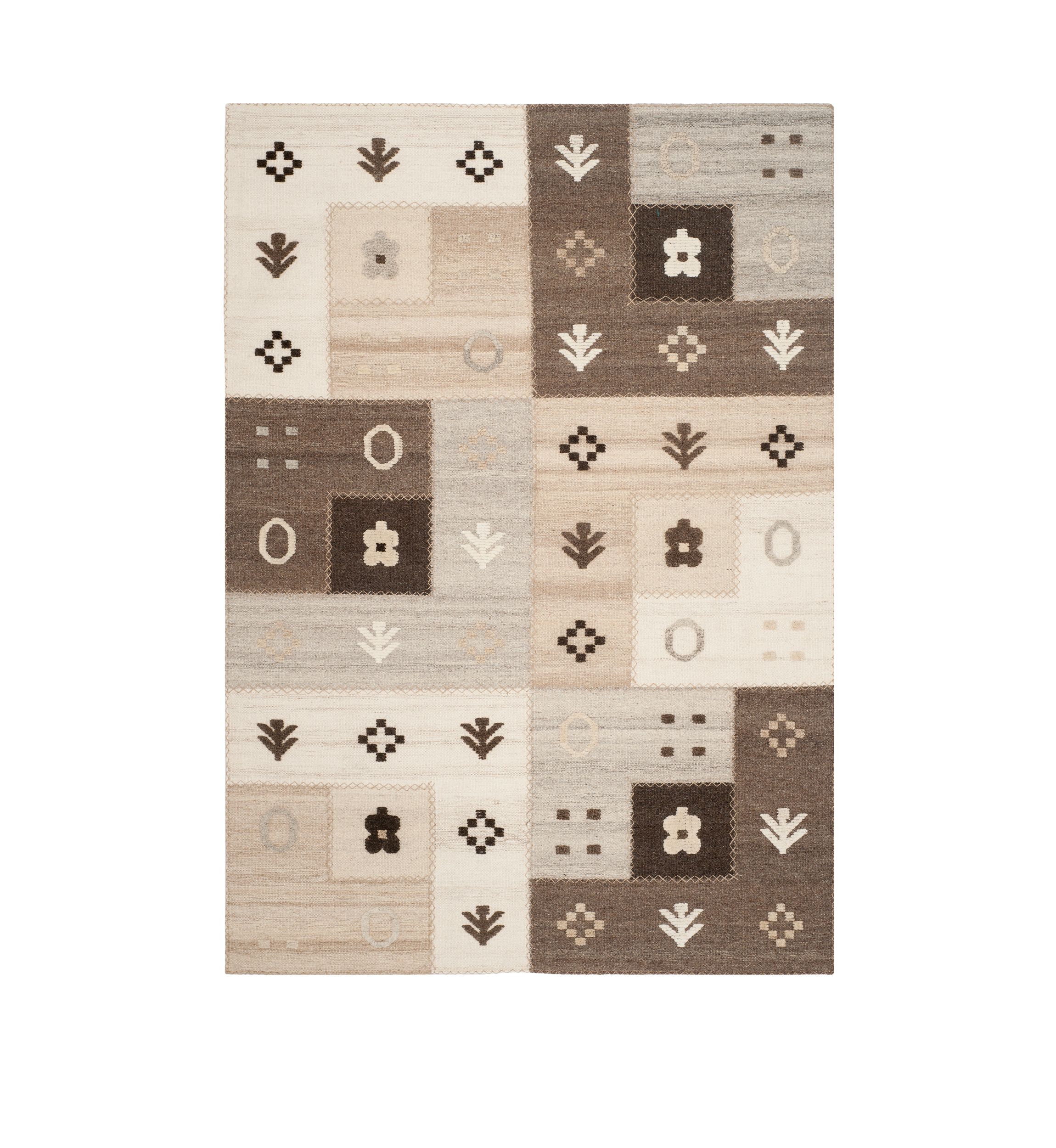 Kenya Symbols Piled High Area Rug Collection