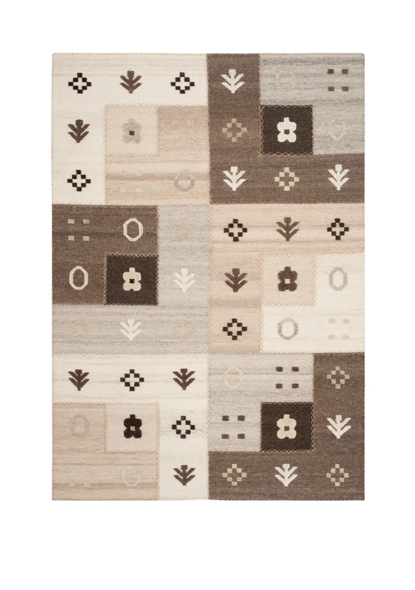 Kenya Symbols Piled High Area Rug Collection