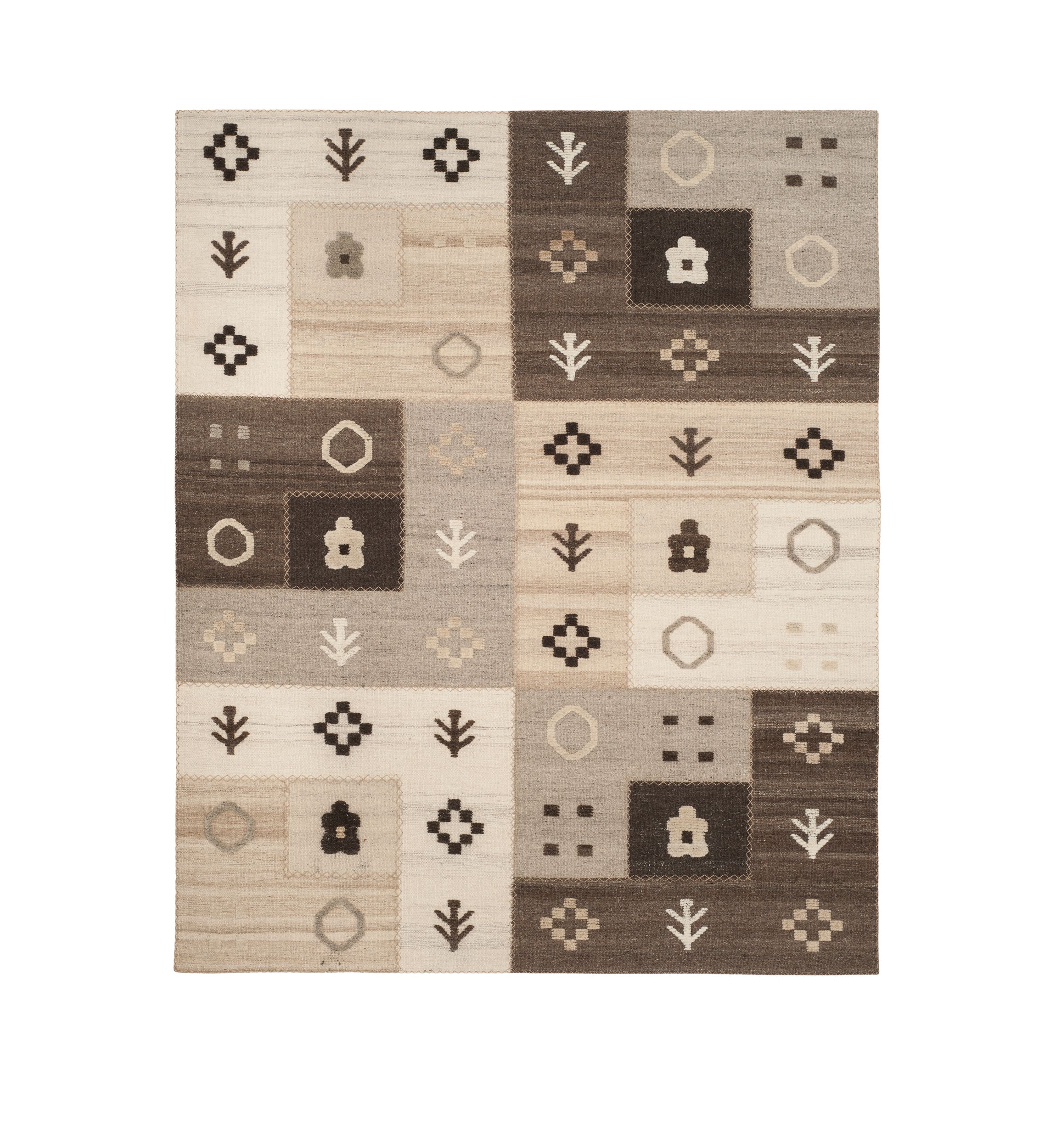 Kenya Symbols Piled High Area Rug Collection
