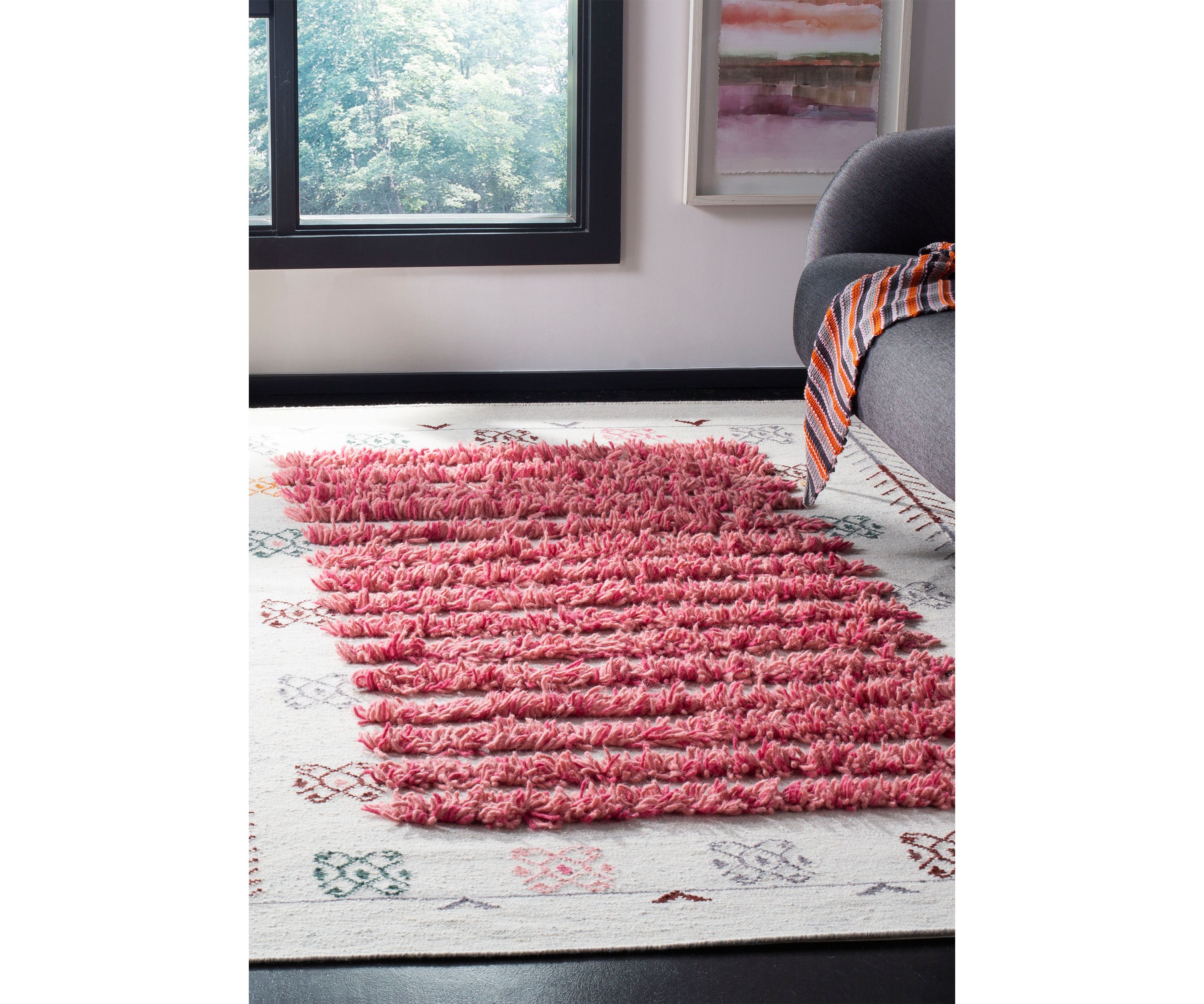 Kenya Raised Lined Area Rug Collection