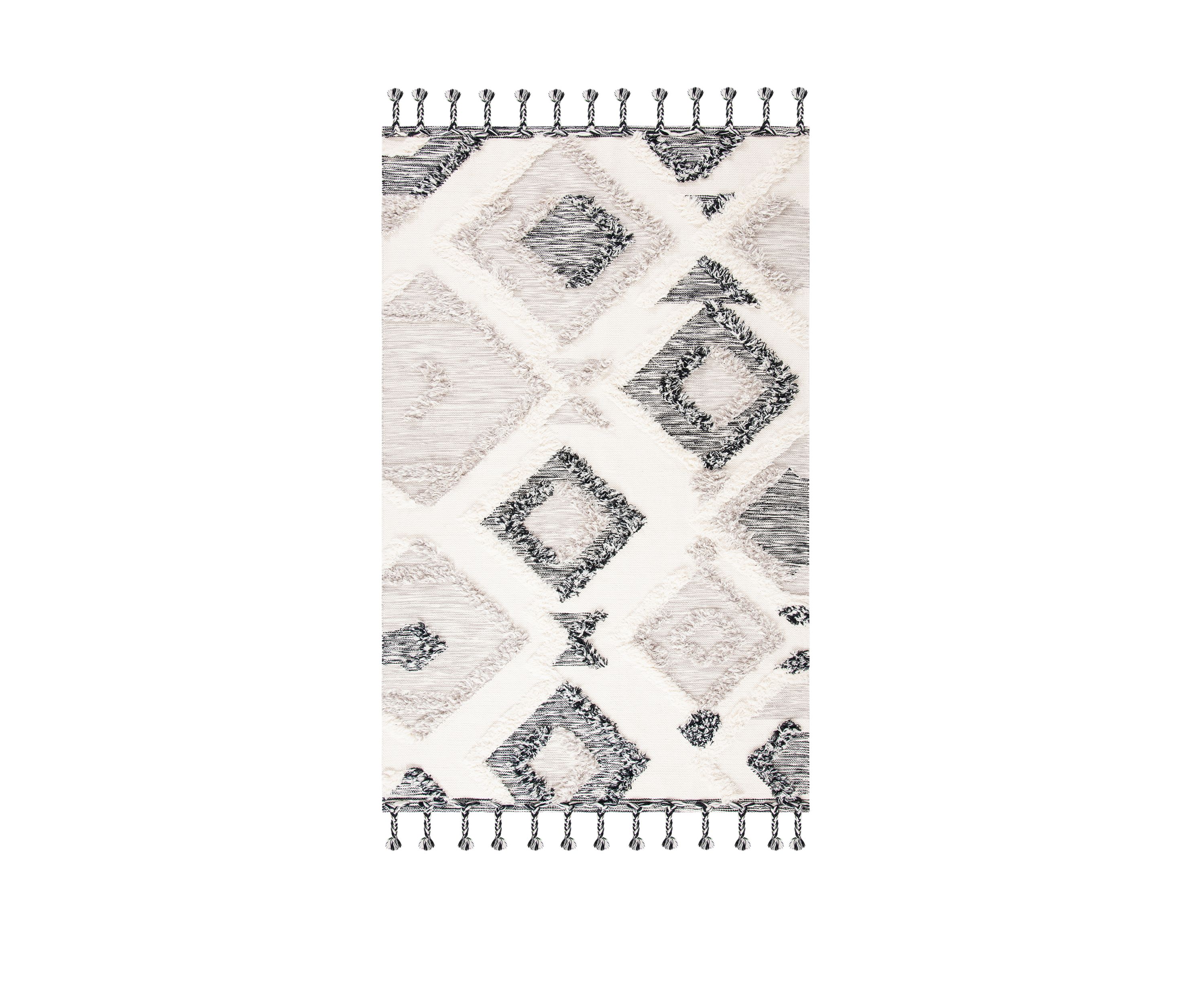 Kenya Gray/Black Chic Area Rug Collection