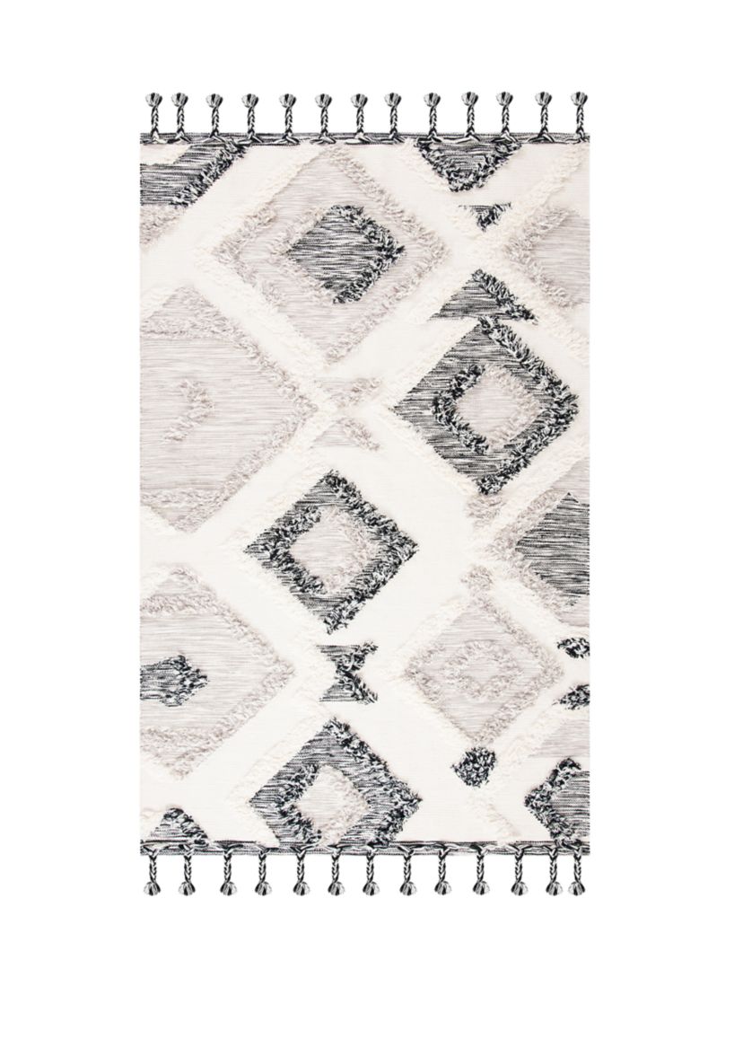 Kenya Gray/Black Chic Area Rug Collection
