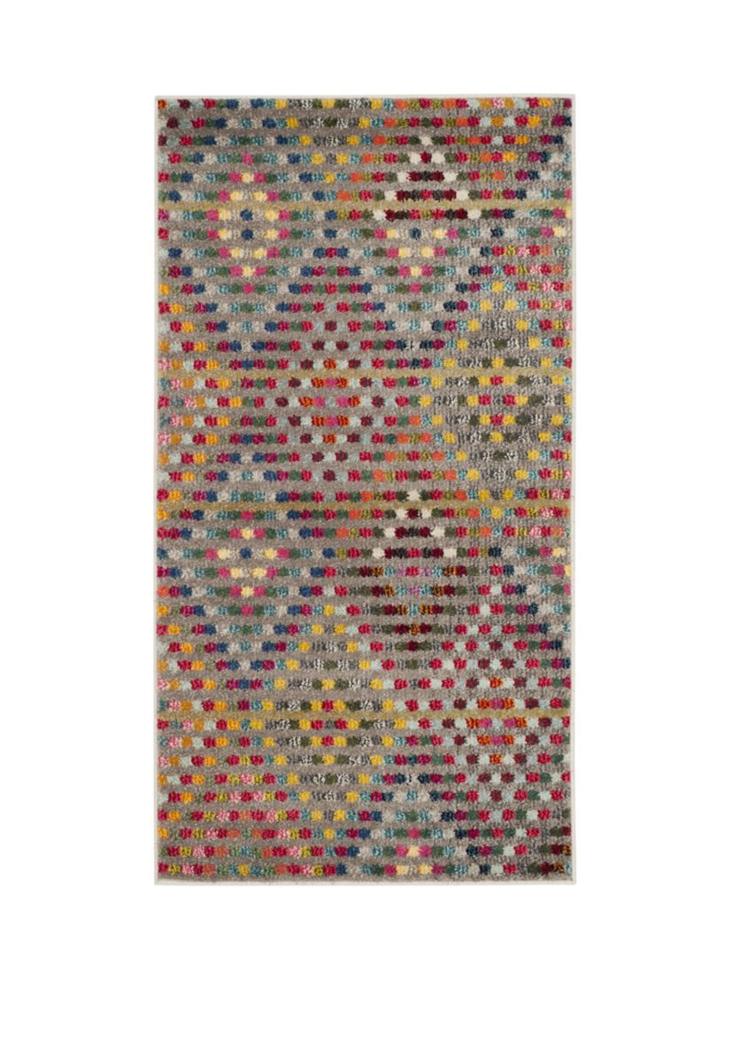 Monaco Modern Geometric Diamond Polka Dot  Area Rug Collection