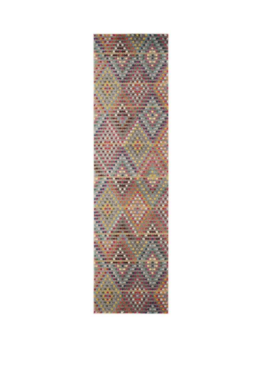 Monaco Modern Geometric Diamond Polka Dot  Area Rug Collection