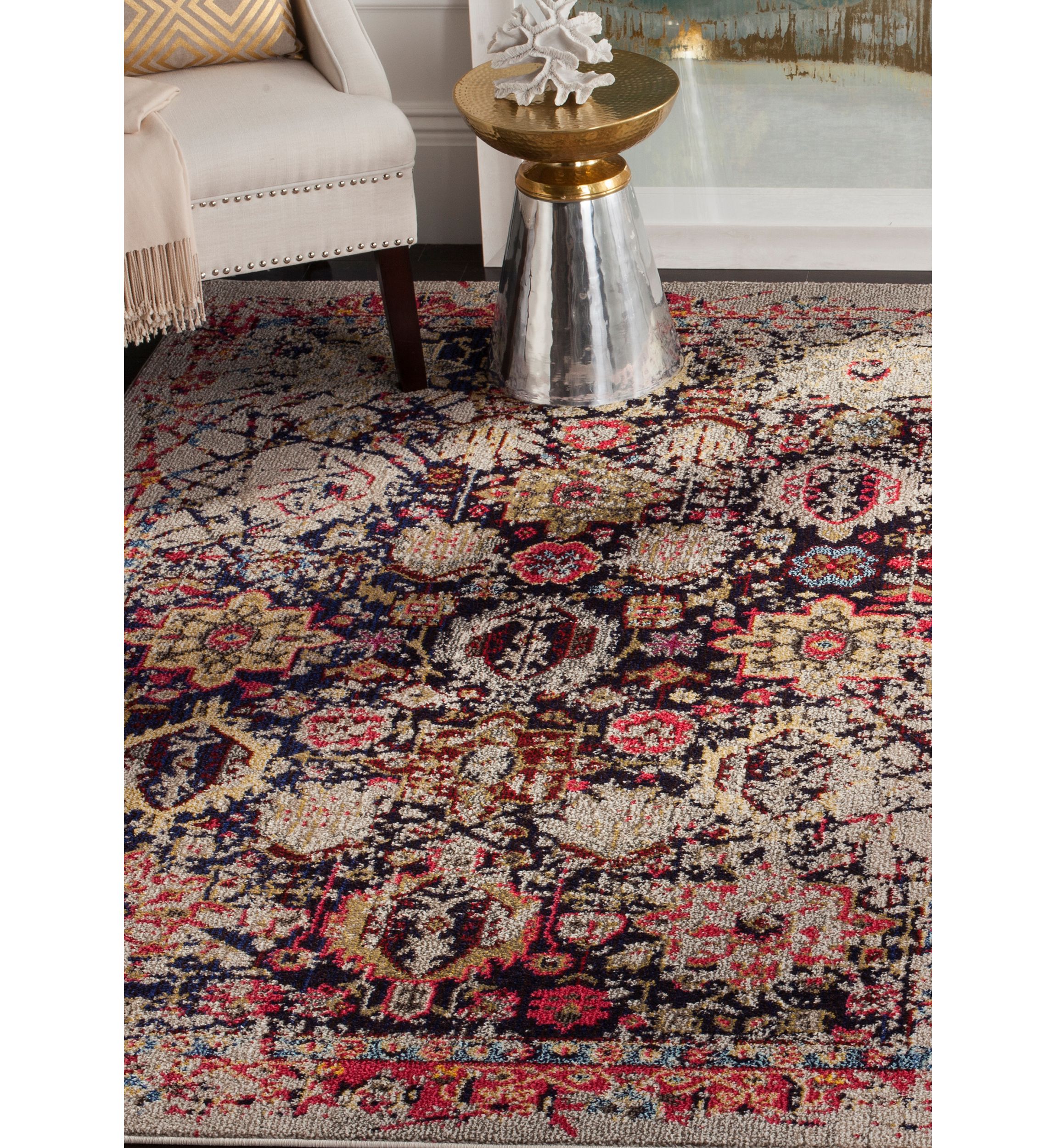 Monaco Modern Abstract Oriental Area Rug Collection