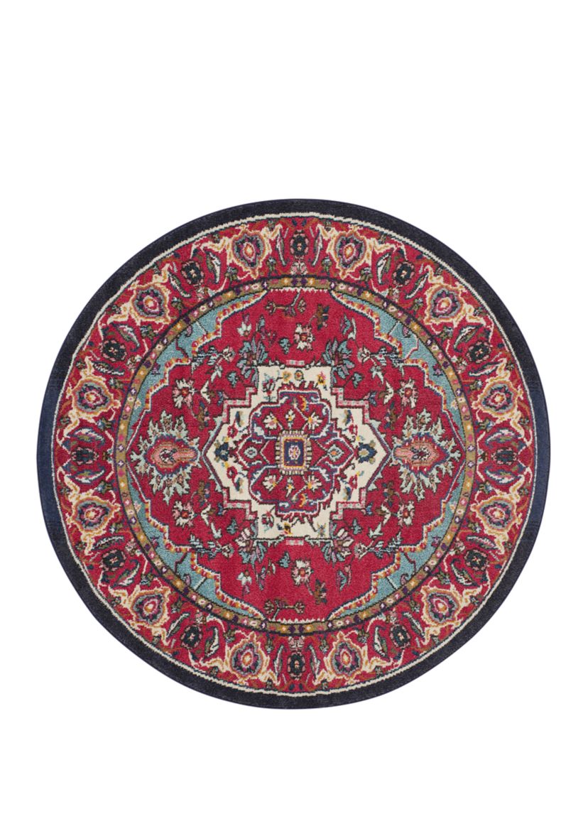 Monaco Modern Oriental Medallion Area Rug Collection