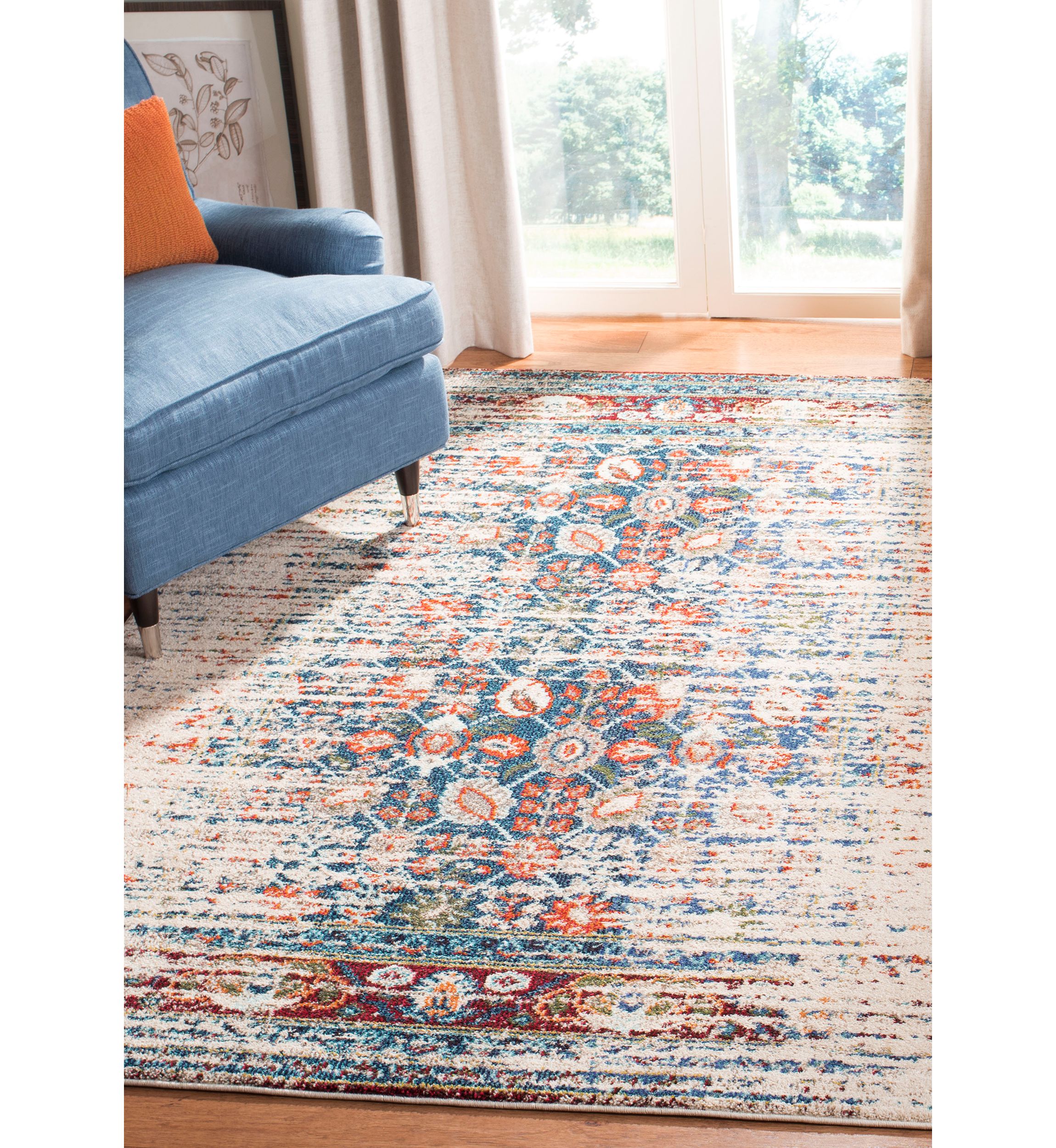 Monaco Modern Abstract Erased Weave Area Rug Collection
