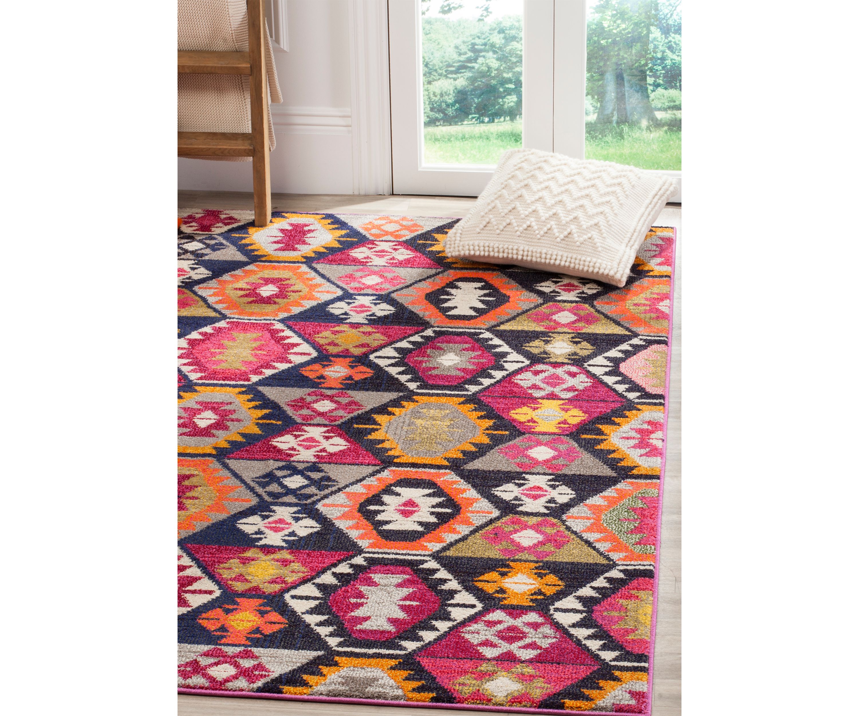 Monaco Bohemian Multicolored Area Rug Collection