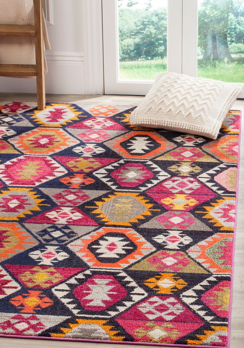Monaco Bohemian Multicolored Area Rug Collection