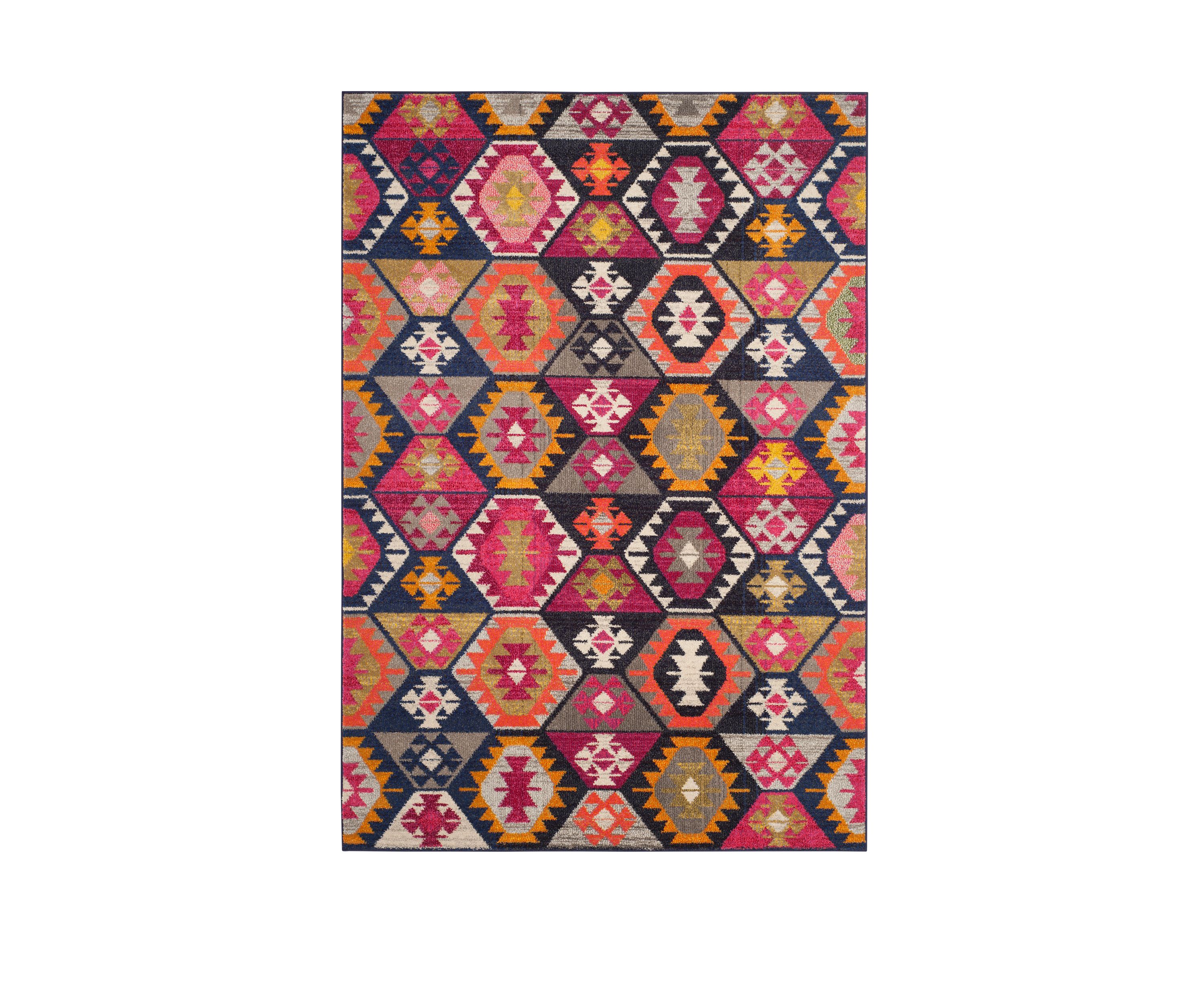 Monaco Bohemian Multicolored Area Rug Collection