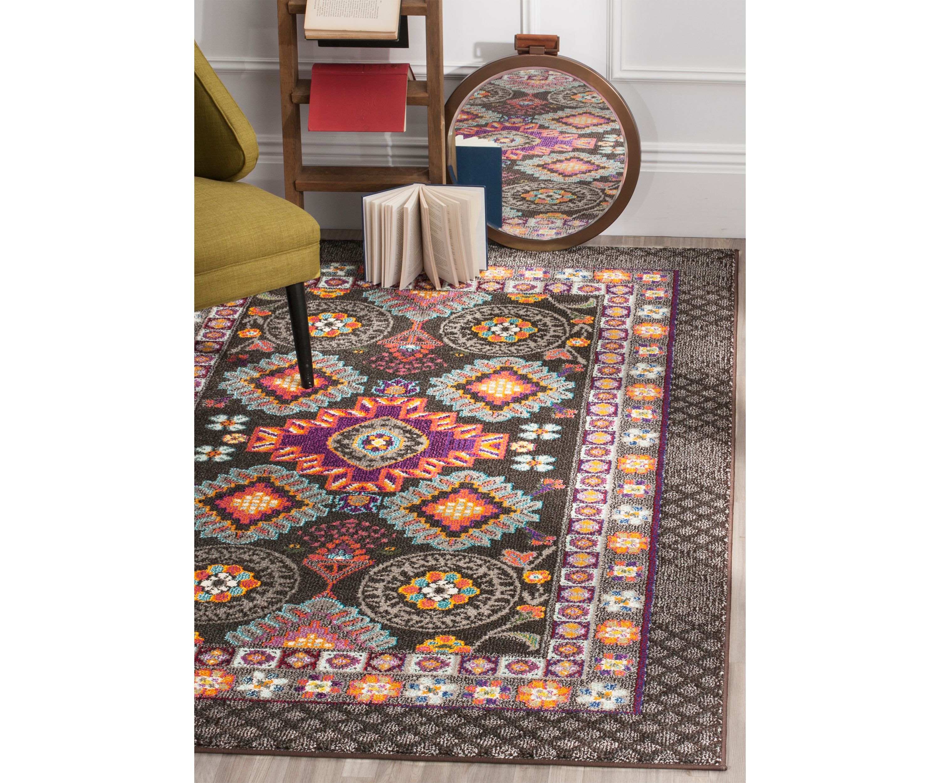 Monaco Contemporary Aztec Area Rug Collection