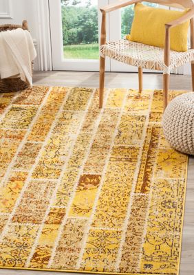 Safavieh Monaco Synthetic Power Loomed Geometric Area Rug Collection, 4 x 6 Rectangle