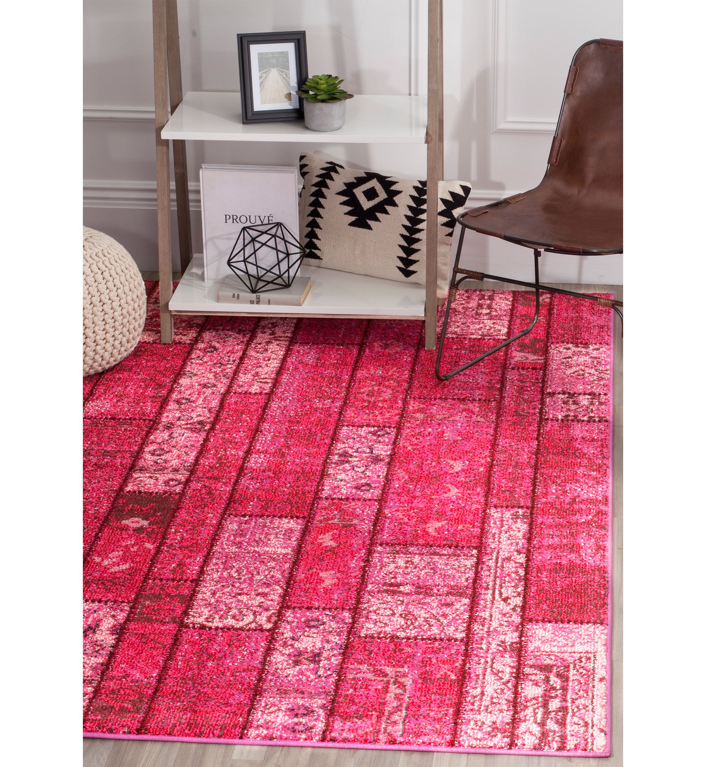 Monaco Synthetic Power Loomed Geometric Area Rug Collection