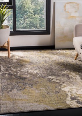 Safavieh Monaco Modern Abstract Vintage Distressed Area Rug Collection, 5 x 8 Rectangle