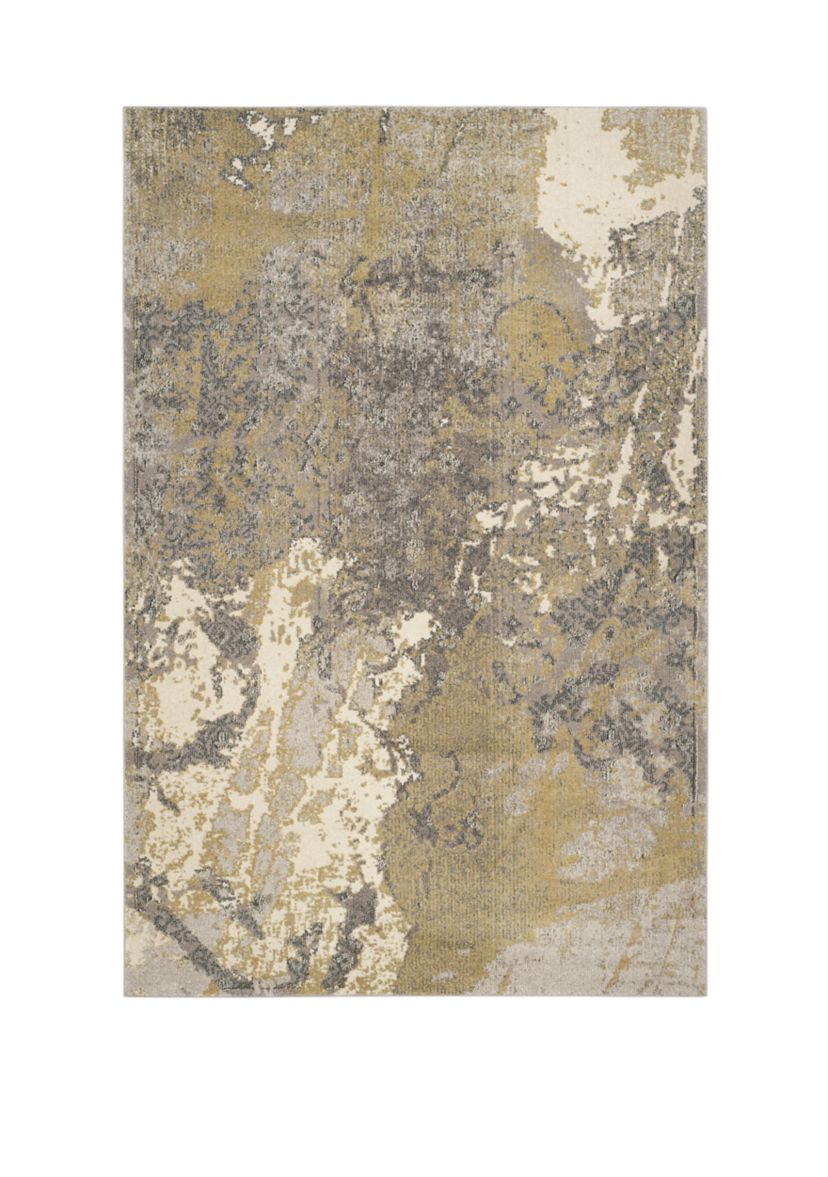 Monaco Modern Abstract Vintage Distressed Area Rug Collection