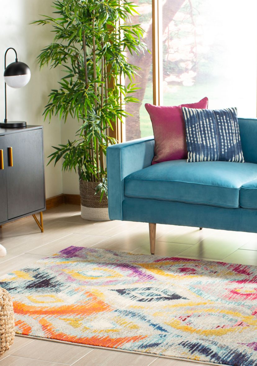 Monaco Modern Watercolored  Area Rug Collection