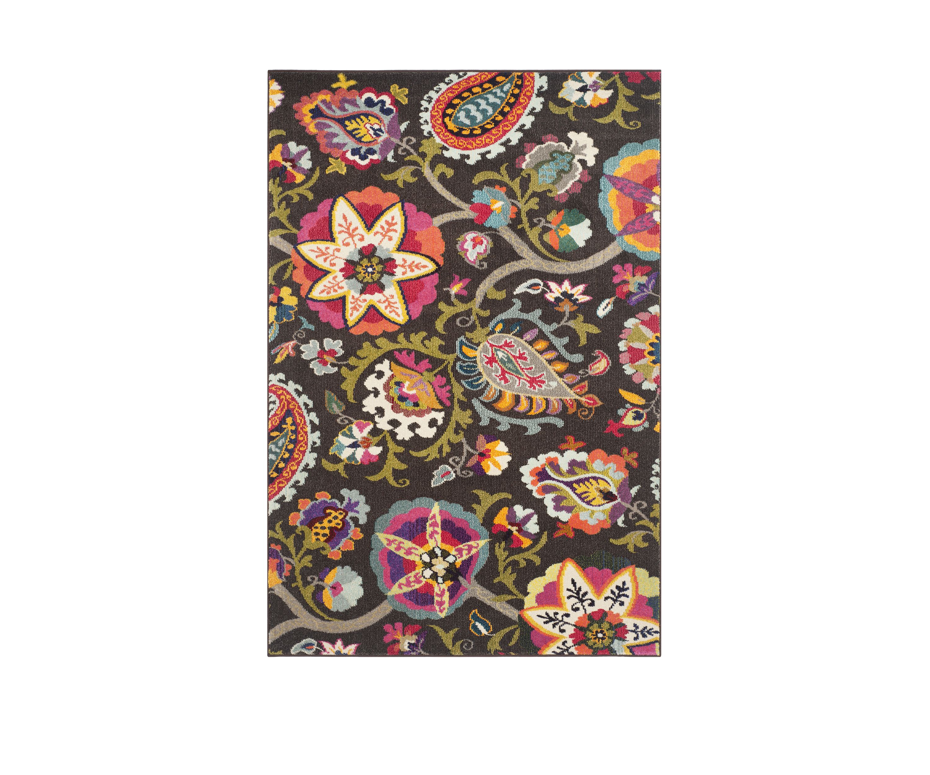 Monaco Colorful Floral Area Rug Collection