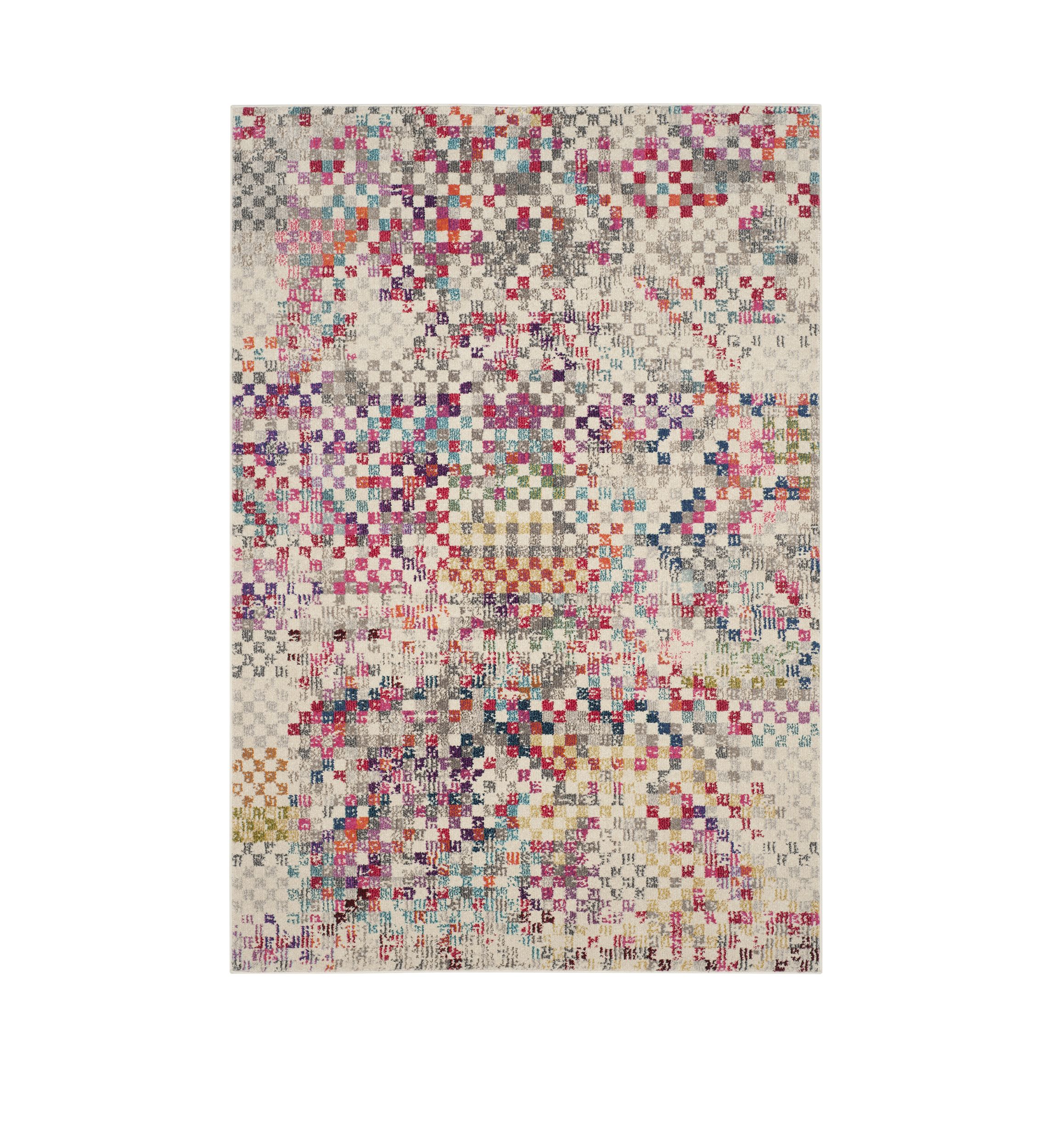 Monaco Abstract Pixels Area Rug Collection