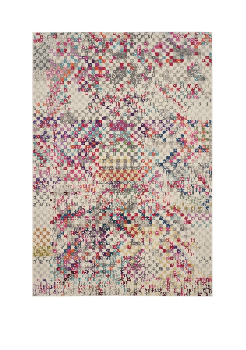Monaco Abstract Pixels Area Rug Collection