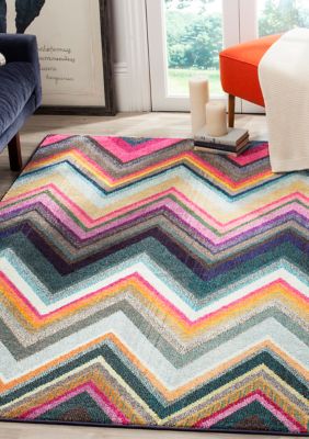 Safavieh Monaco Chevron Area Rug Collection, 7 x 7 Square
