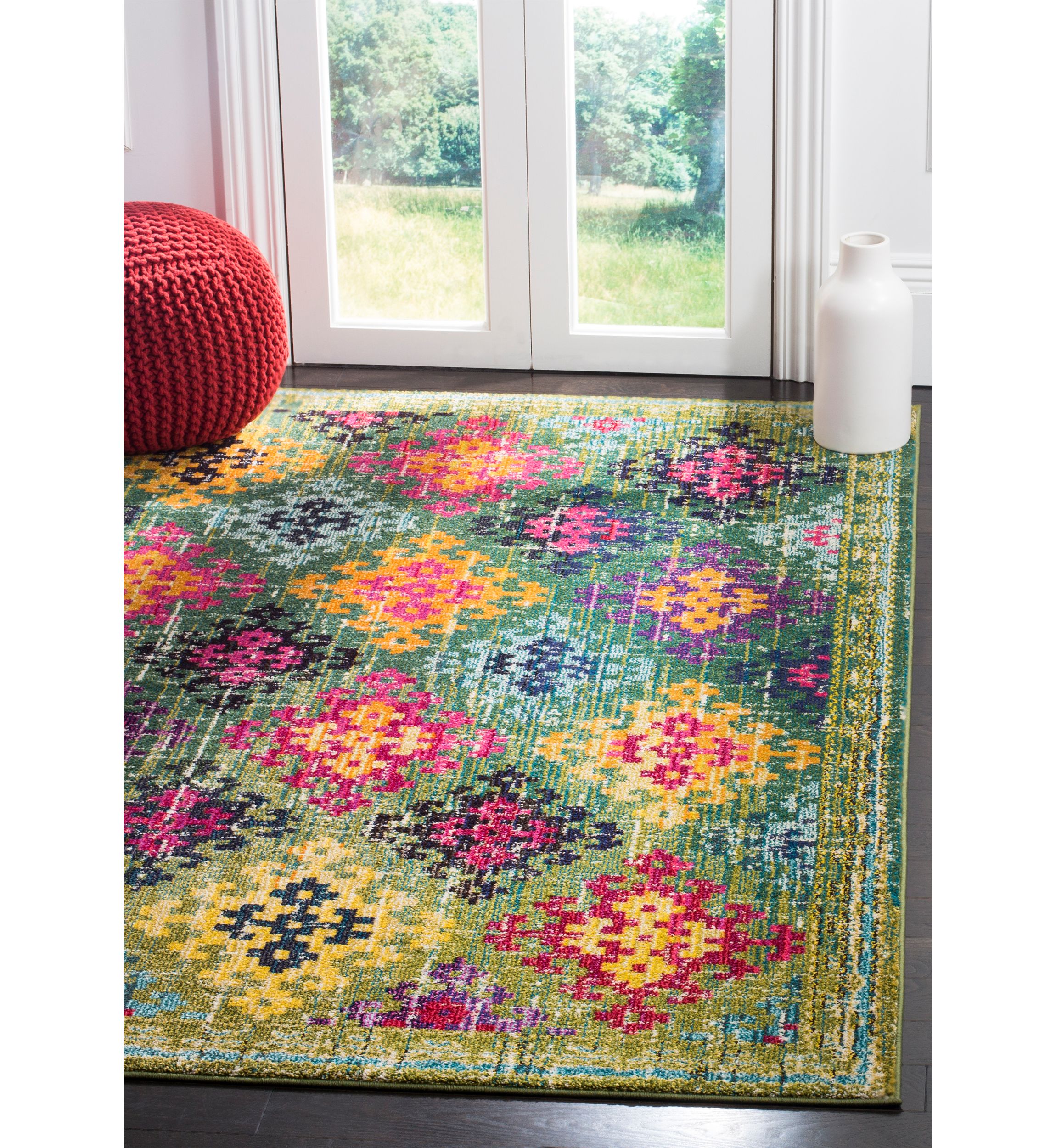 Monaco Bohemian Diamond Area Rug Collection