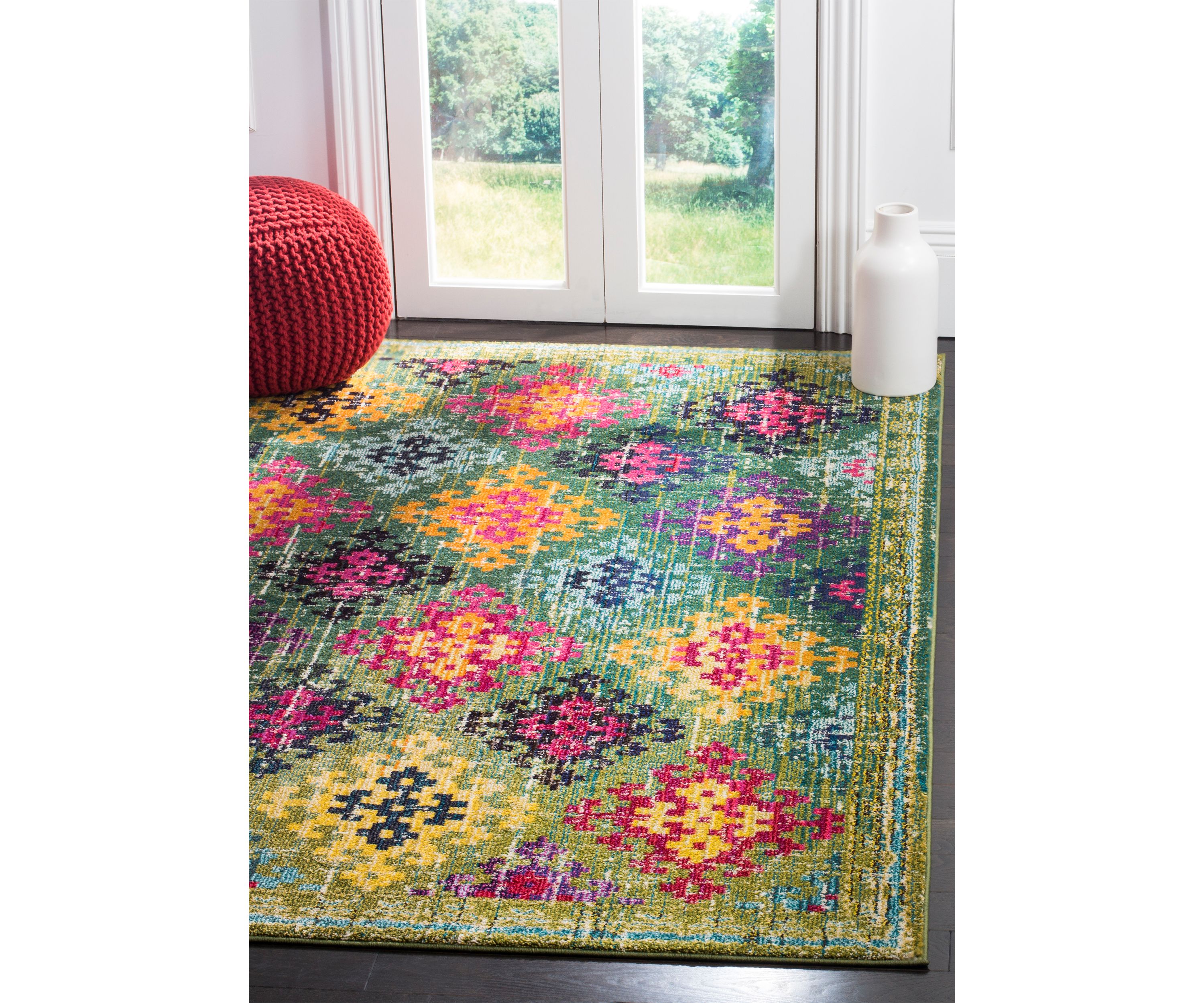 Monaco Bohemian Diamond Area Rug Collection