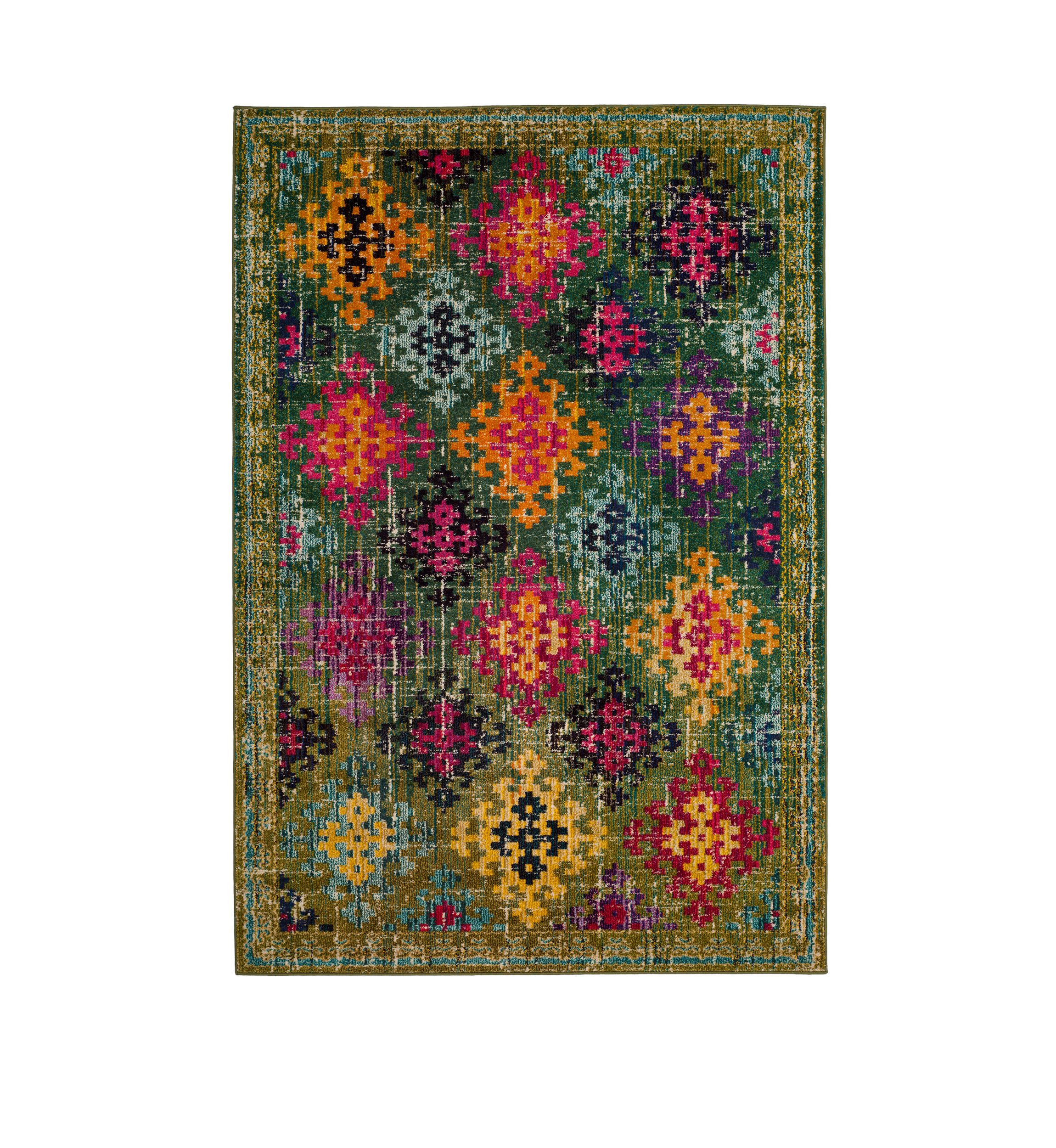 Monaco Bohemian Diamond Area Rug Collection