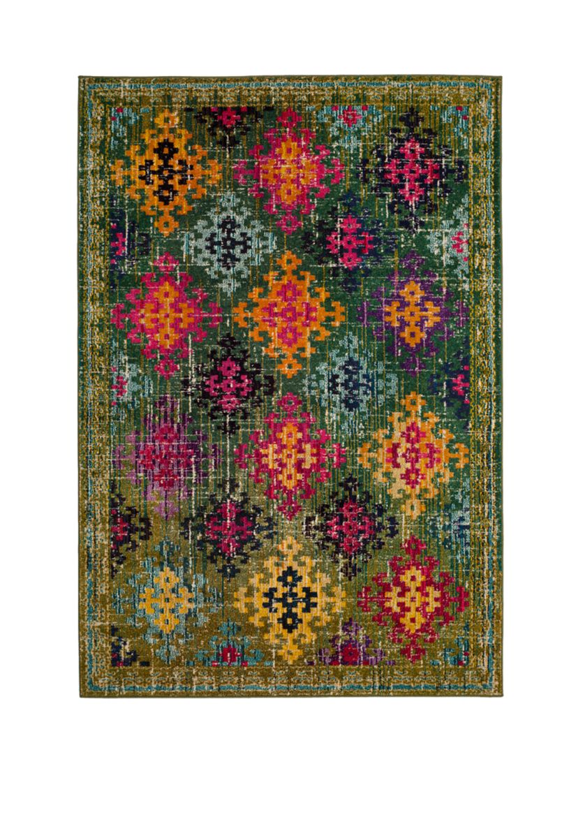 Monaco Bohemian Diamond Area Rug Collection