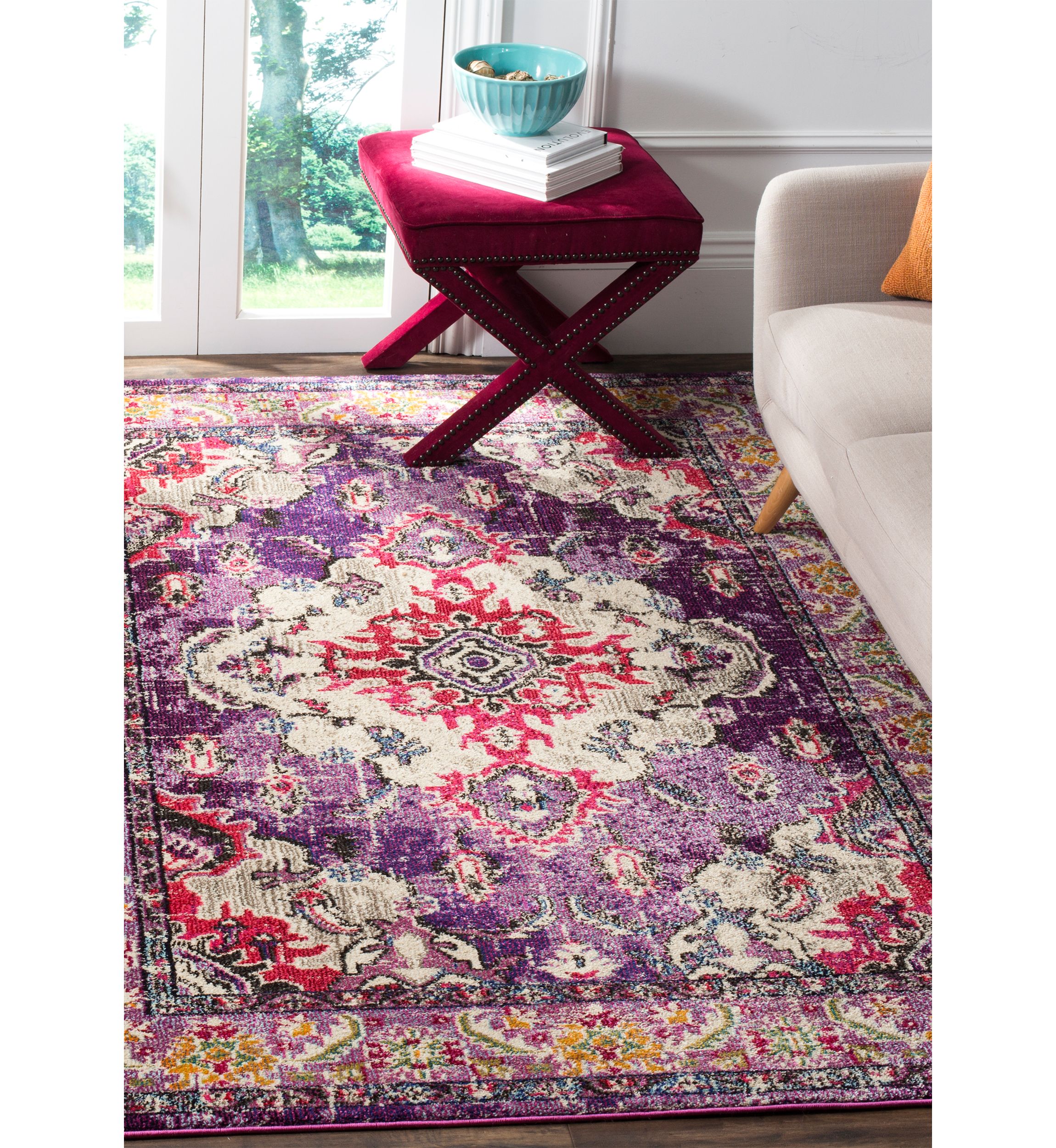 Monaco Vintage Bohemian Area Rug Collection