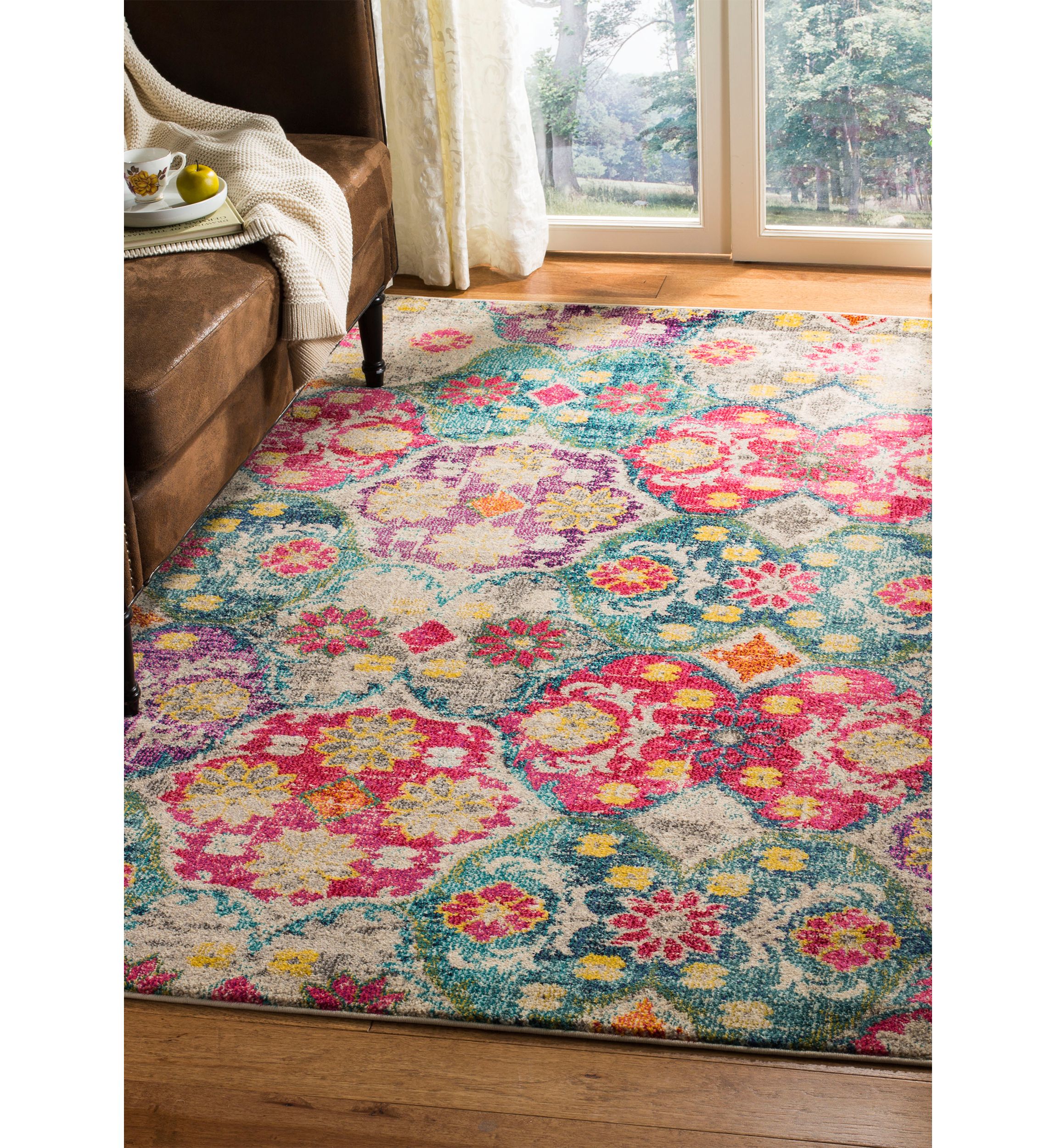 Monaco Distressed Boho Area Rug Collection