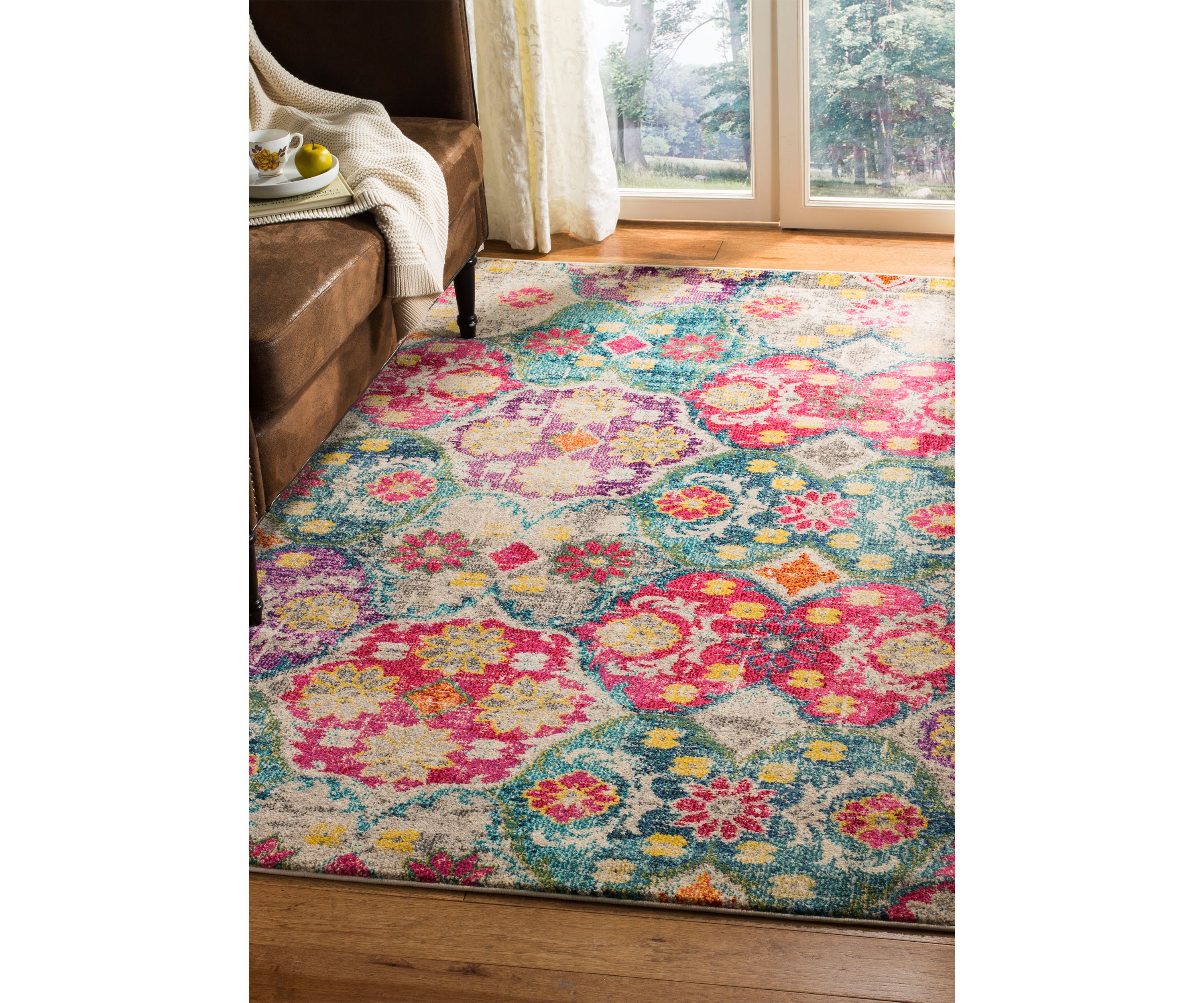 Monaco Distressed Boho Area Rug Collection